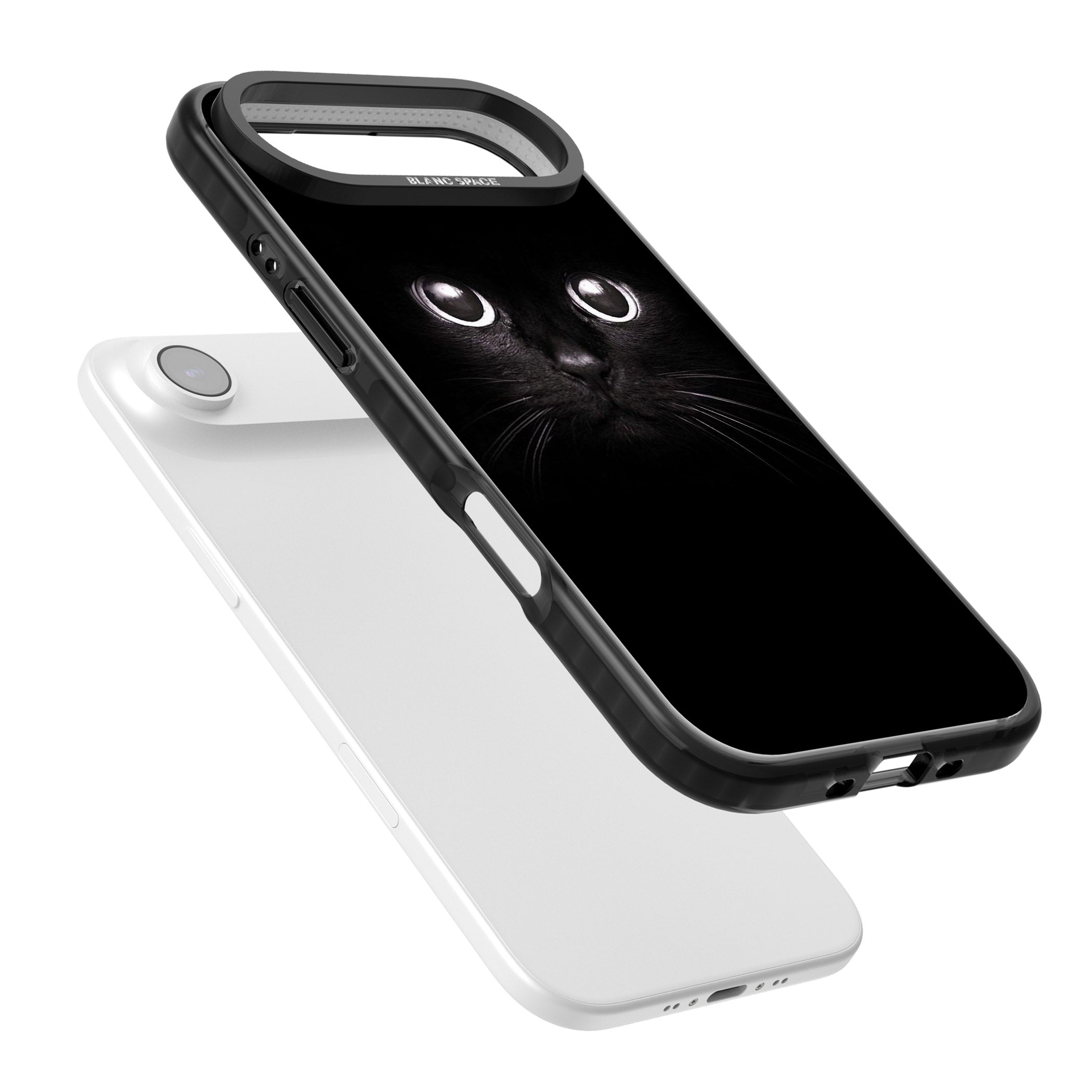 Black Cat iPhone 17 Air Impact Pro Black Phone Case Colours