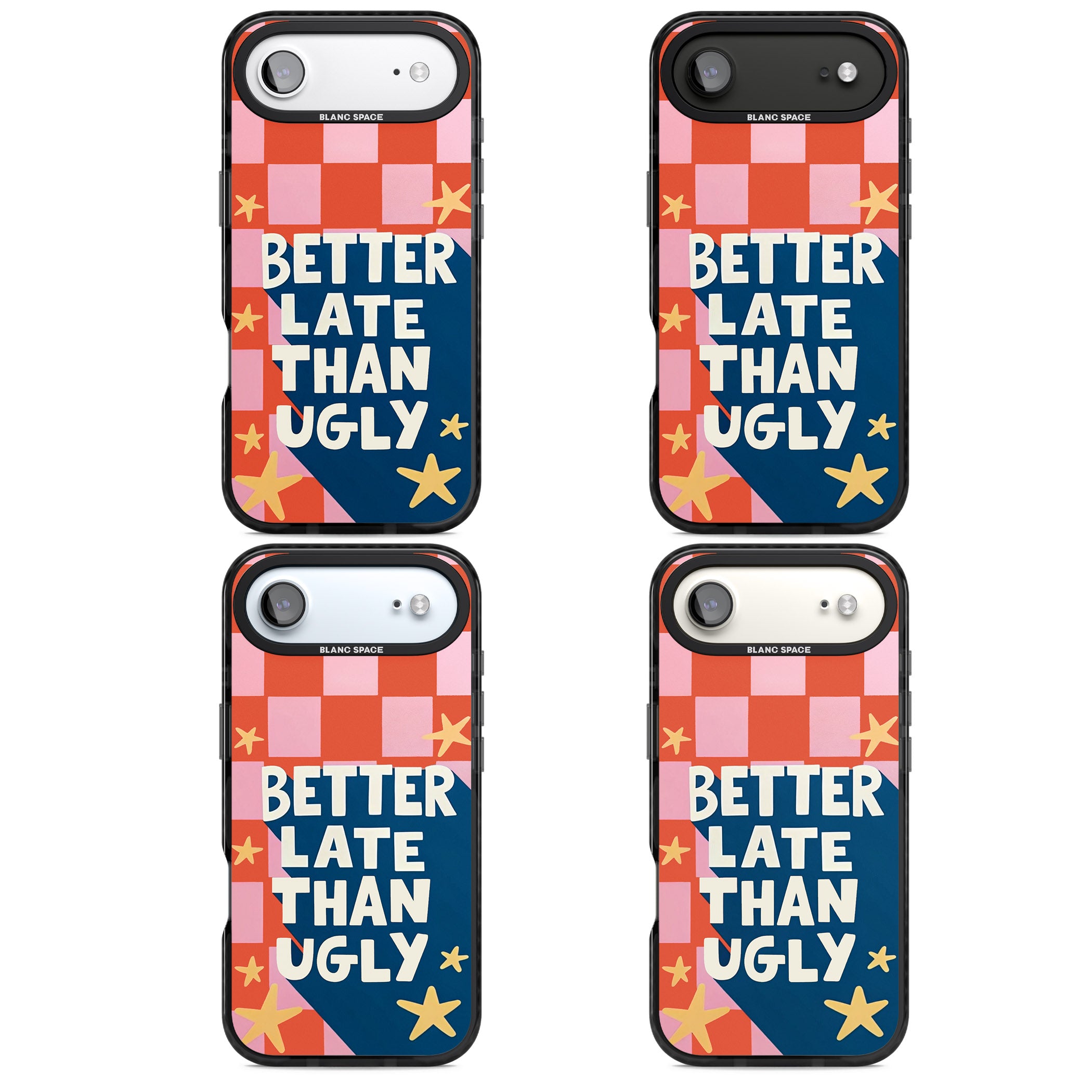 Better Late Than Ugly iPhone 17 Air Impact Pro Black Phone Case APT Impact Protection