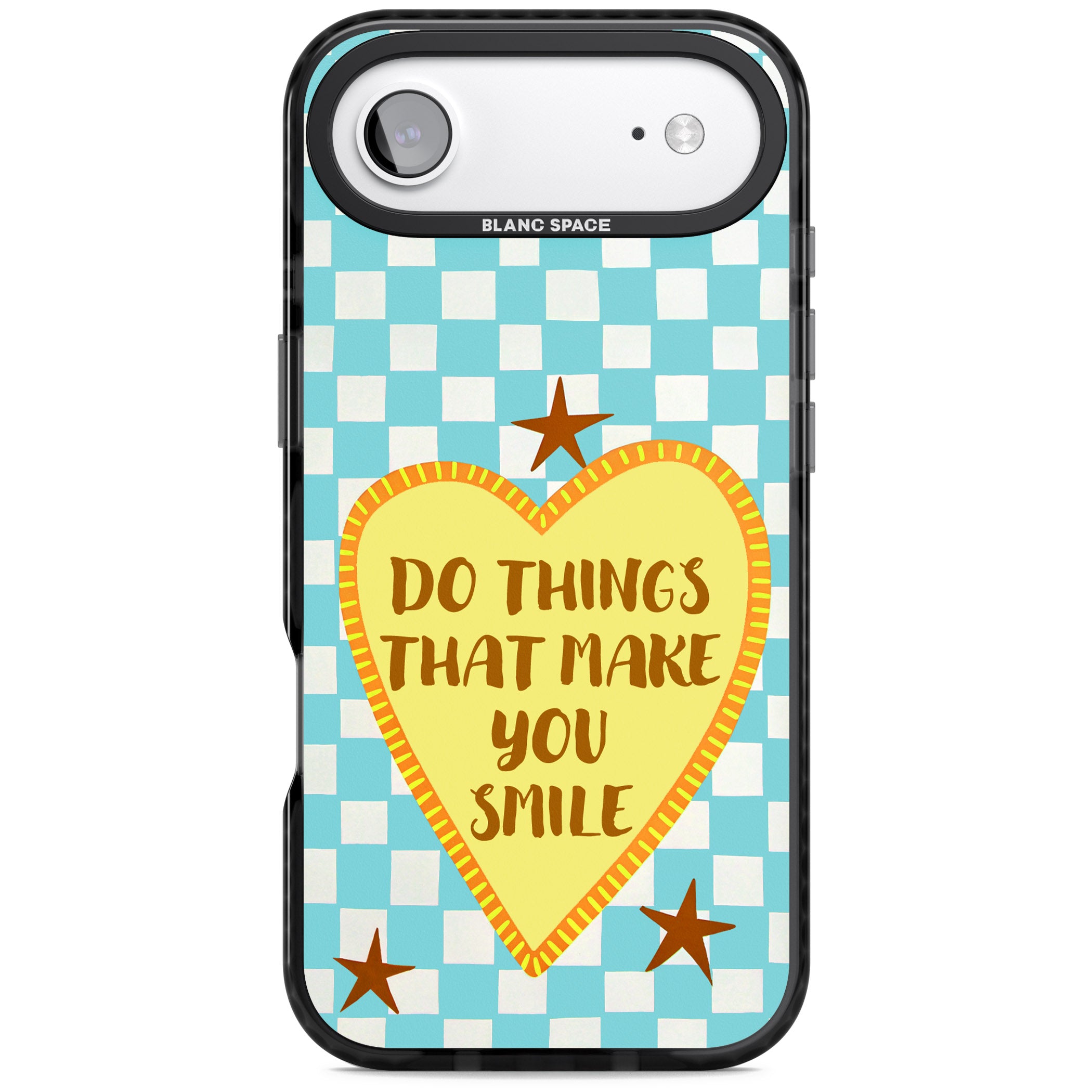 Do Things That Make You Smile iPhone 17 Air Impact Pro Black Phone Case