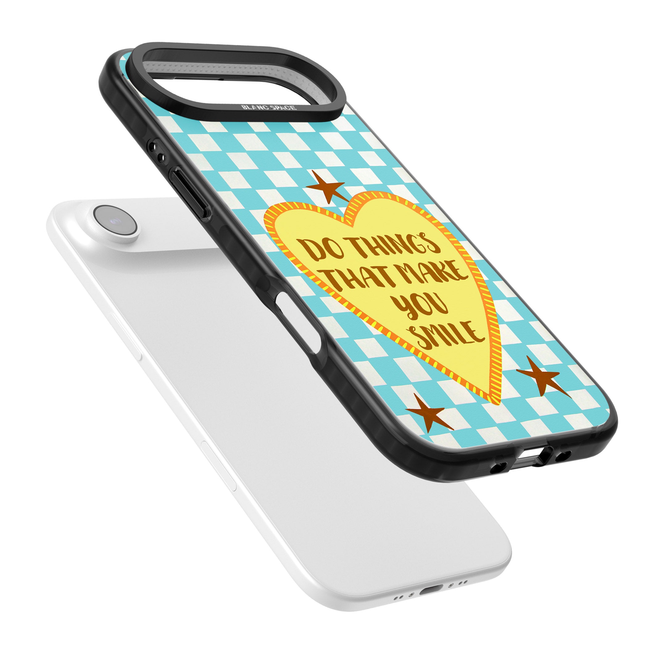 Do Things That Make You Smile iPhone 17 Air Impact Pro Black Phone Case Colours