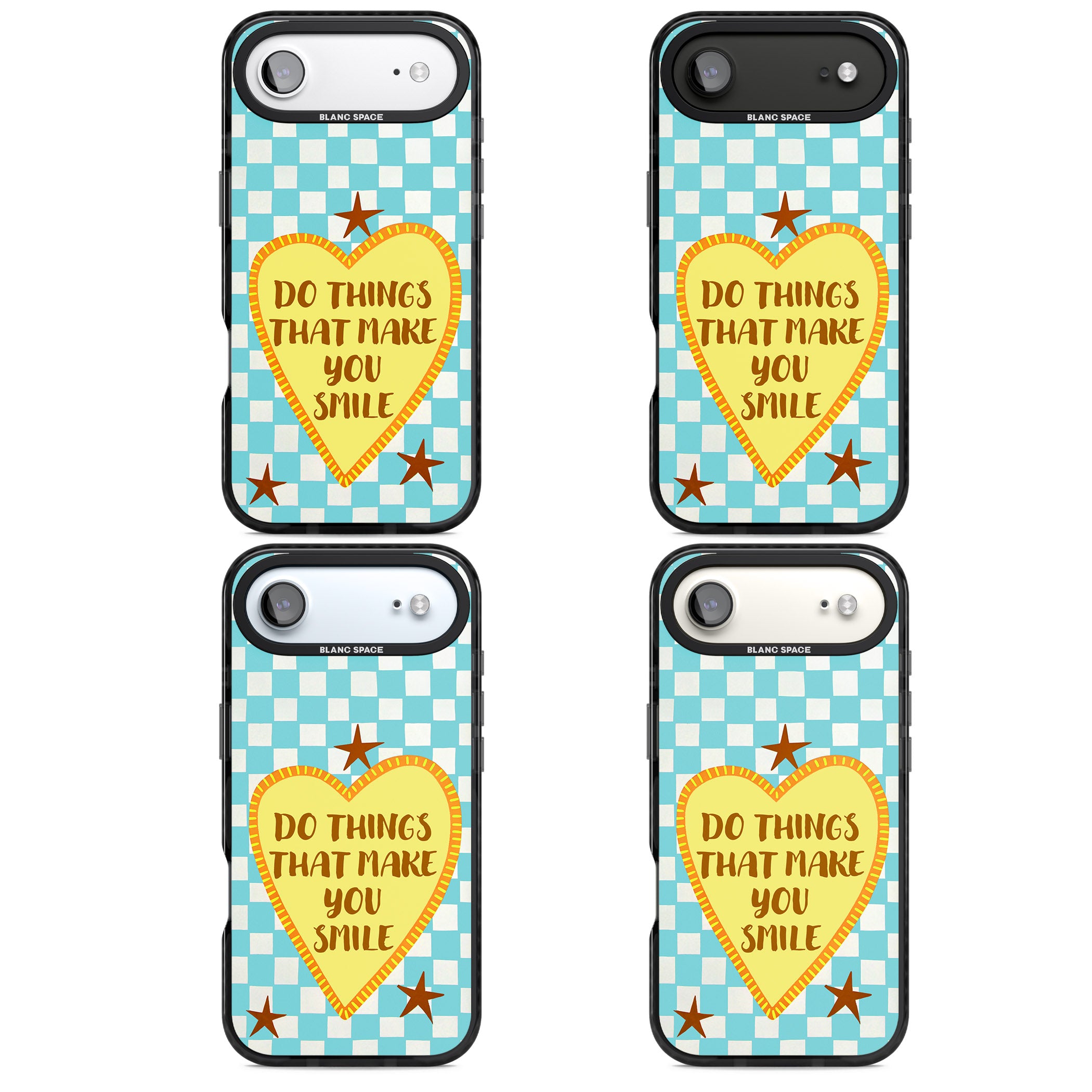 Do Things That Make You Smile iPhone 17 Air Impact Pro Black Phone Case APT Impact Protection