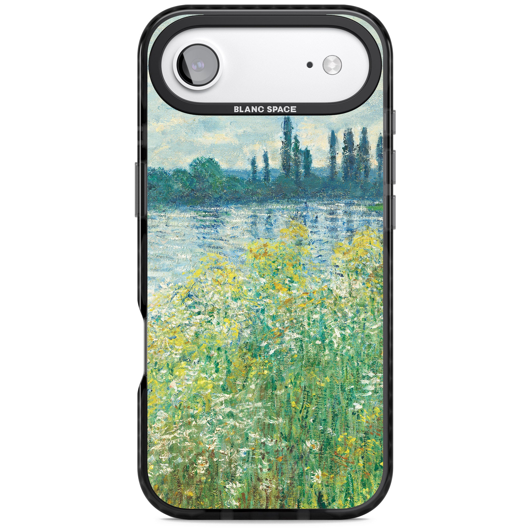 Banks Of The Seine By Claude Monet iPhone 17 Air Impact Pro Black Phone Case