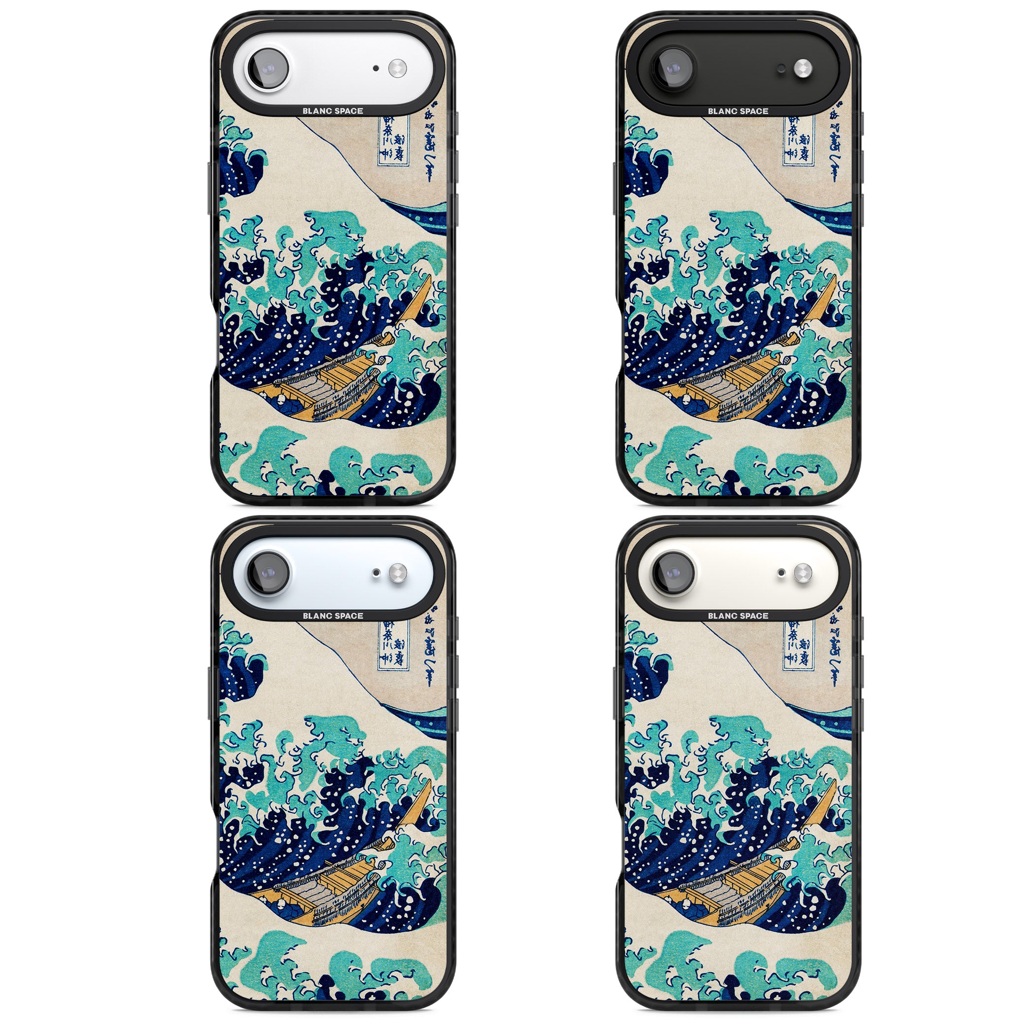 The Great Wave By Katsushika Hokusai iPhone 17 Air Impact Pro Black Phone Case APT Impact Protection