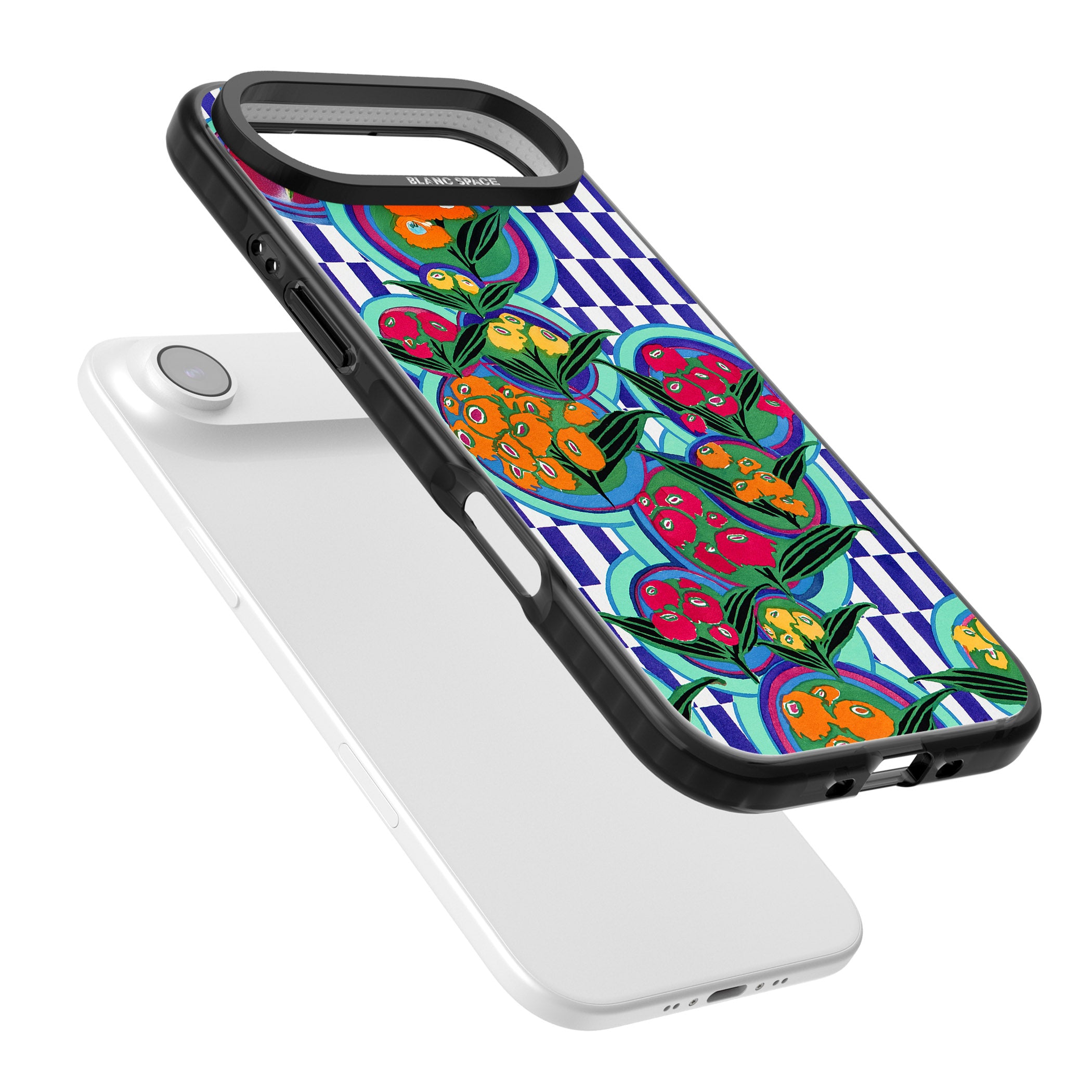 Vintage Fruit Plates iPhone 17 Air Impact Pro Black Phone Case Colours