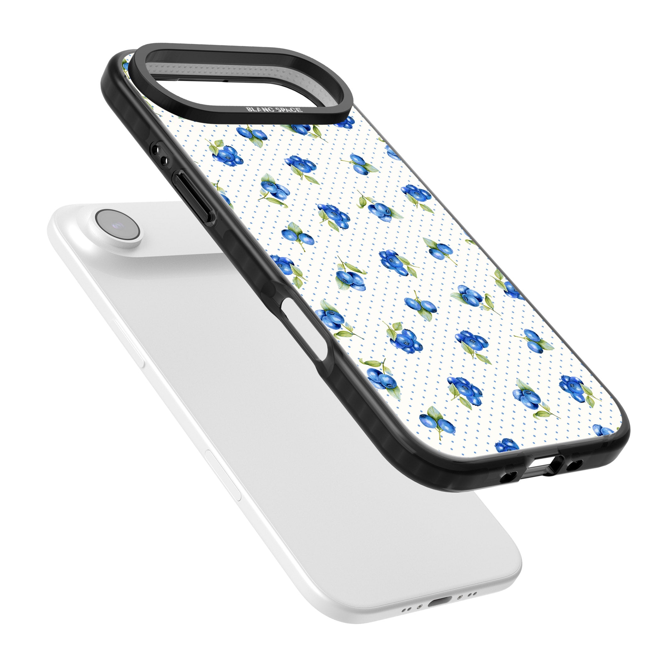 Blueberry Picnic iPhone 17 Air Impact Pro Black Phone Case Colours