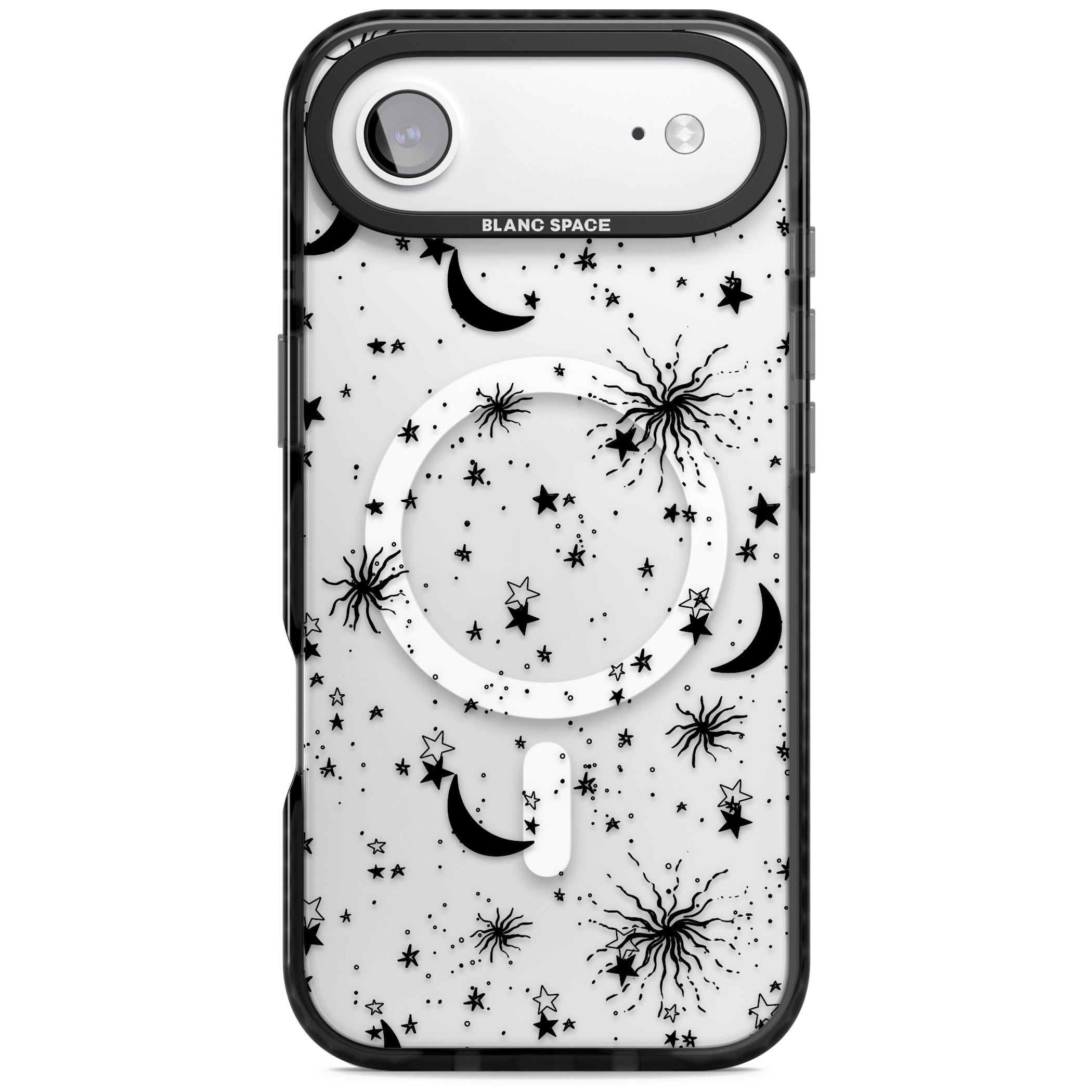 Celestial Night iPhone 17 Air Impact Pro Black Phone Case