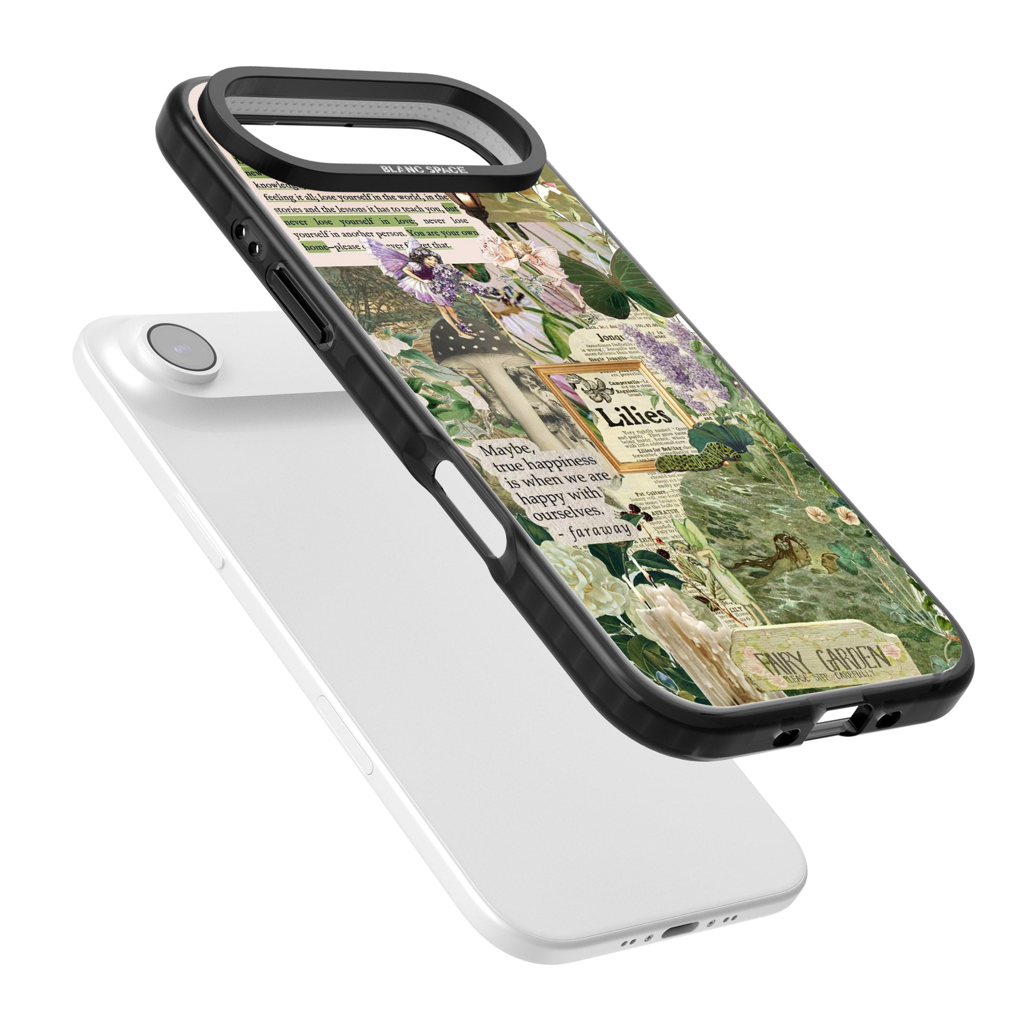 Fairy Garden iPhone 17 Air Impact Pro Black Phone Case Colours