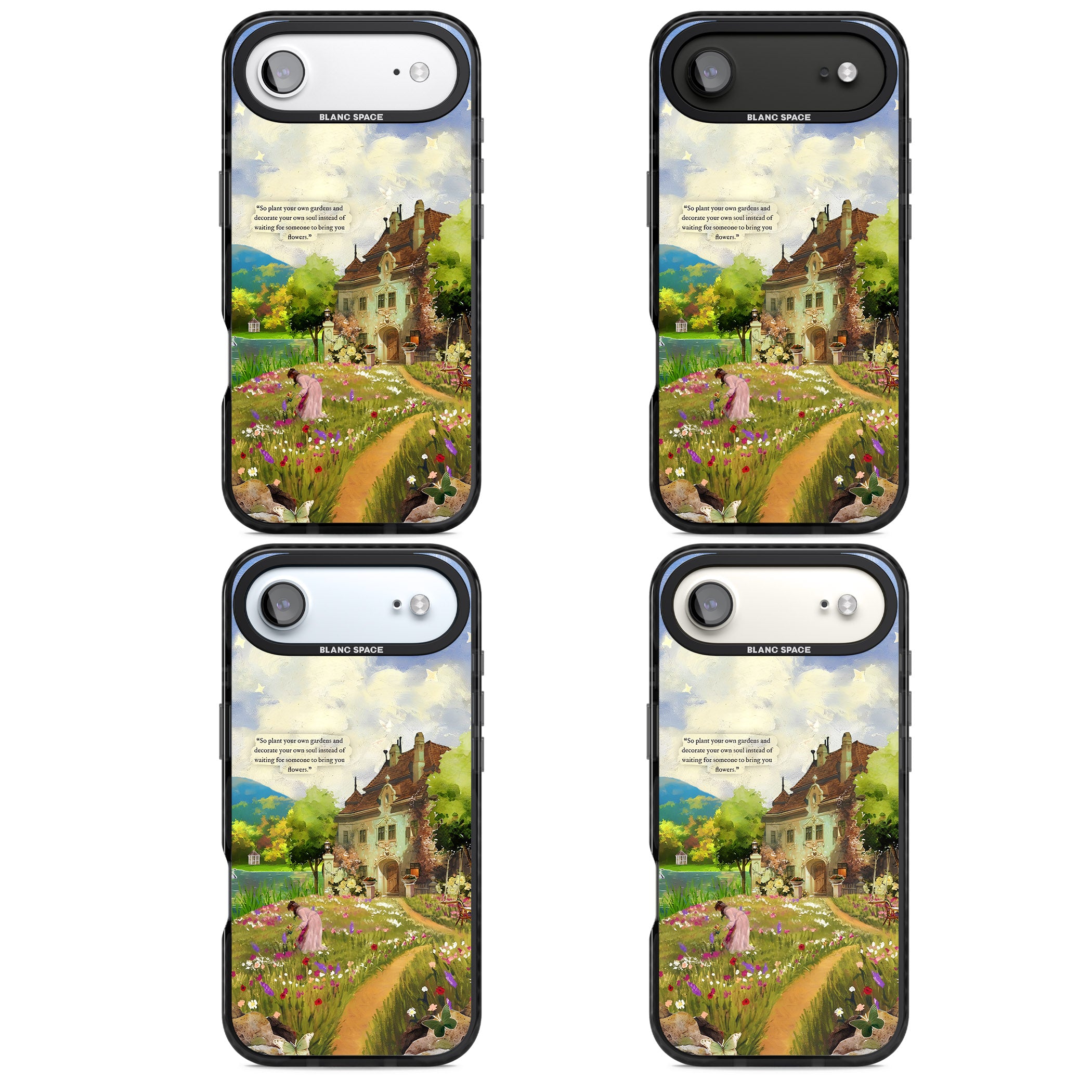 Spring Cottage iPhone 17 Air Impact Pro Black Phone Case APT Impact Protection