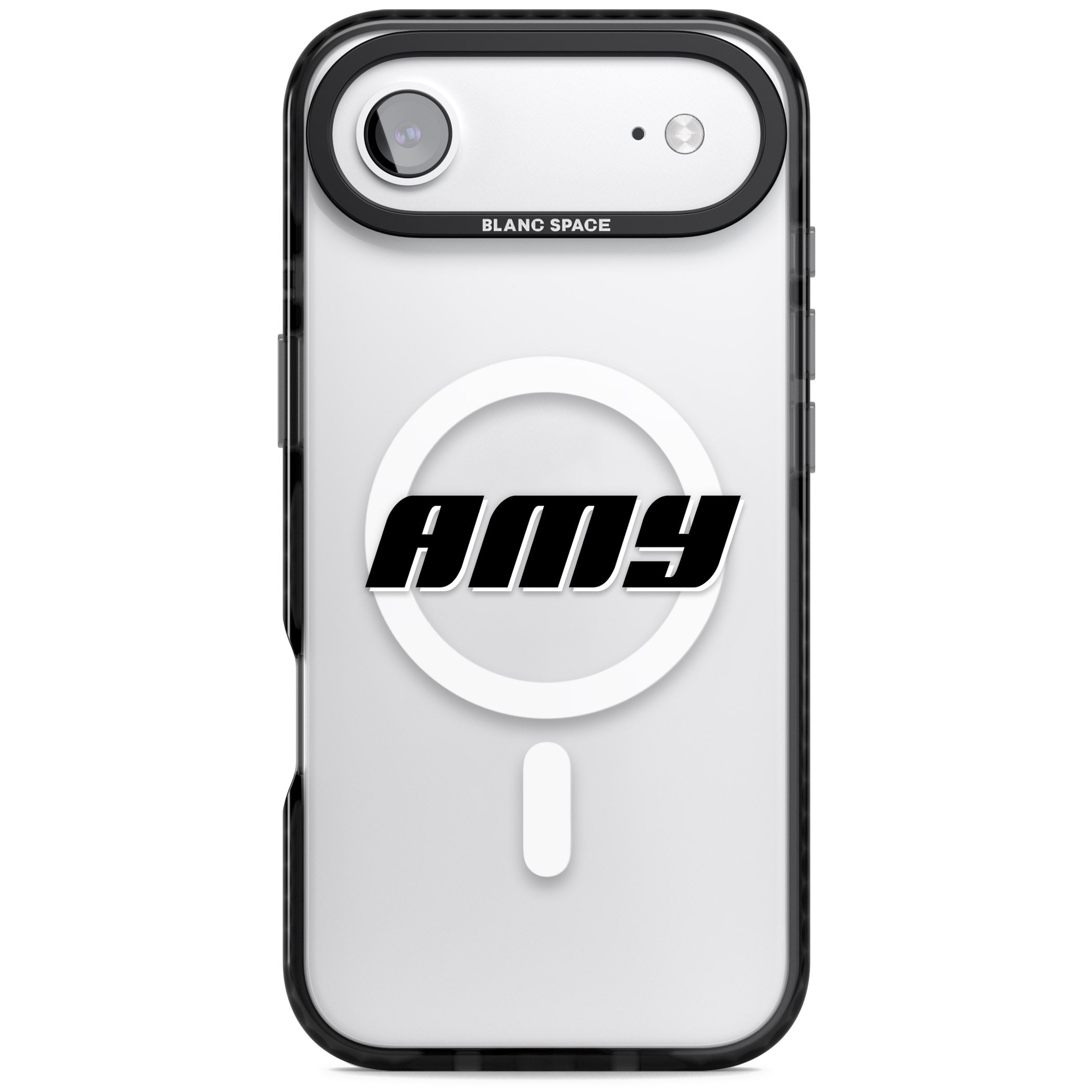 Personalised Bold Name iPhone 17 Air Impact Pro Black Phone Case