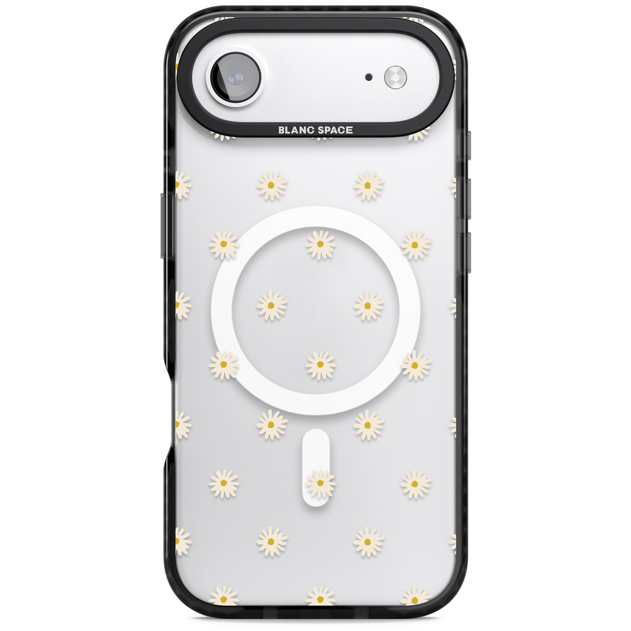 Daisy Pop Floral iPhone 17 Air Impact Pro Black Phone Case