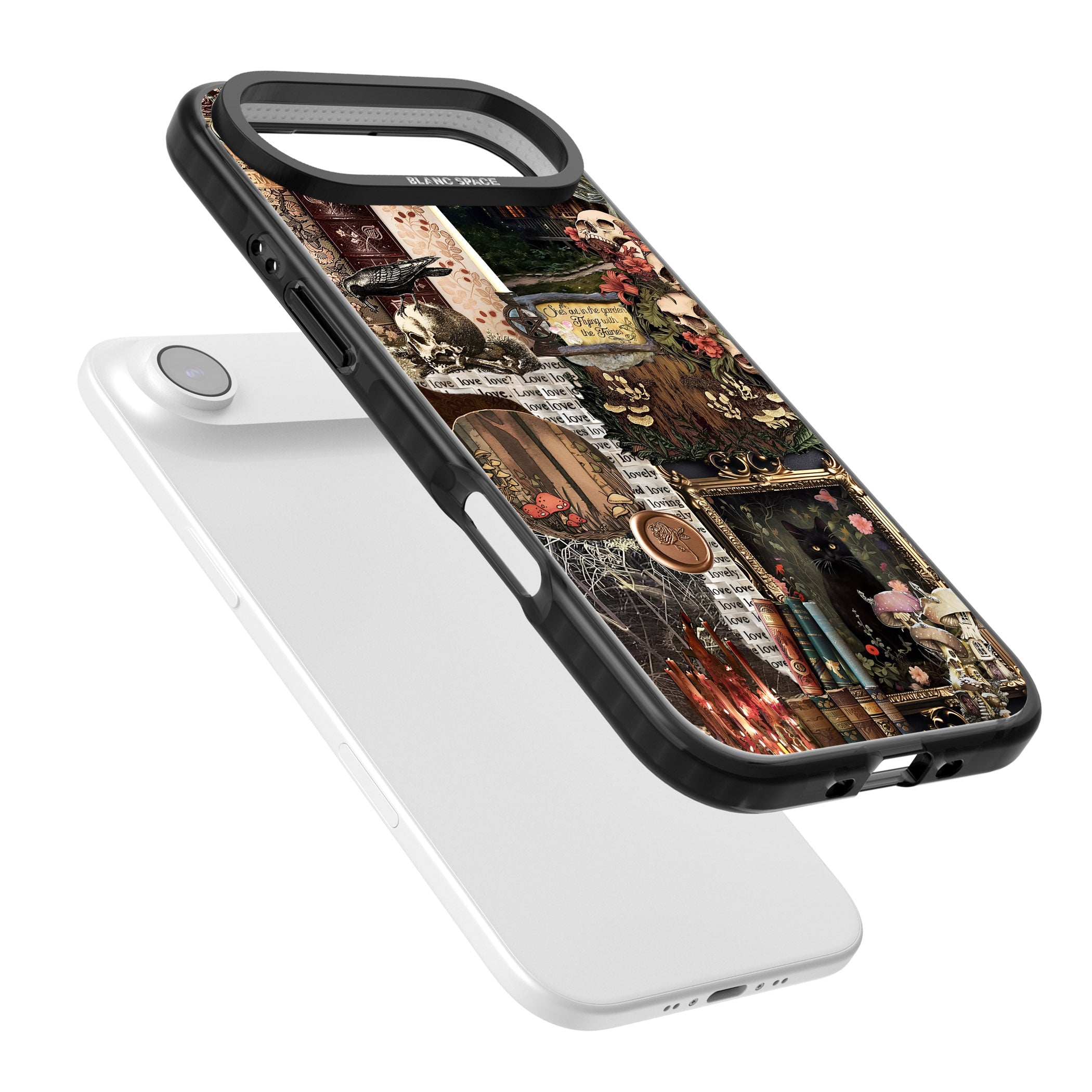 Academia Collage iPhone 17 Air Impact Pro Black Phone Case Colours