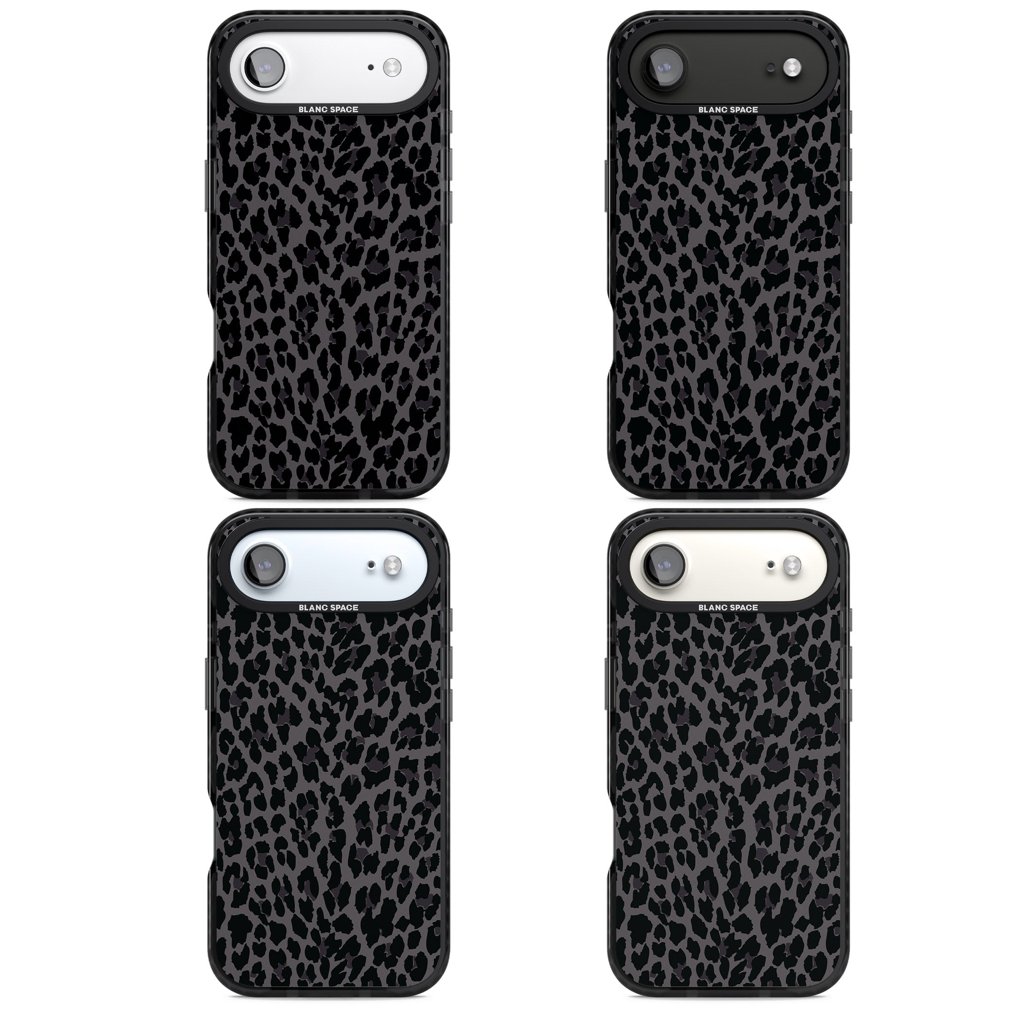 Dark Animal Print iPhone 17 Air Impact Pro Black Phone Case APT Impact Protection