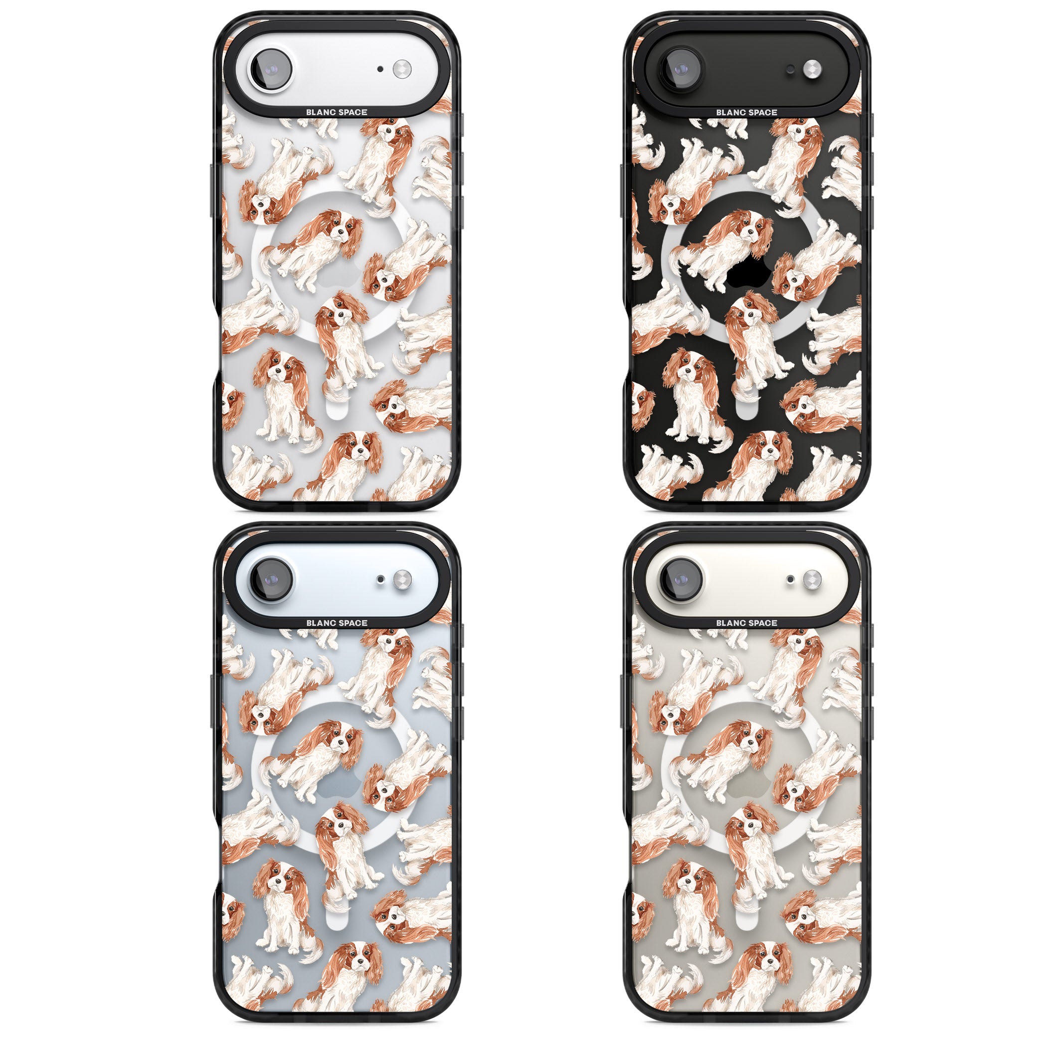 Cavalier King Charles Spaniel iPhone 17 Air Impact Pro Black Phone Case APT Impact Protection
