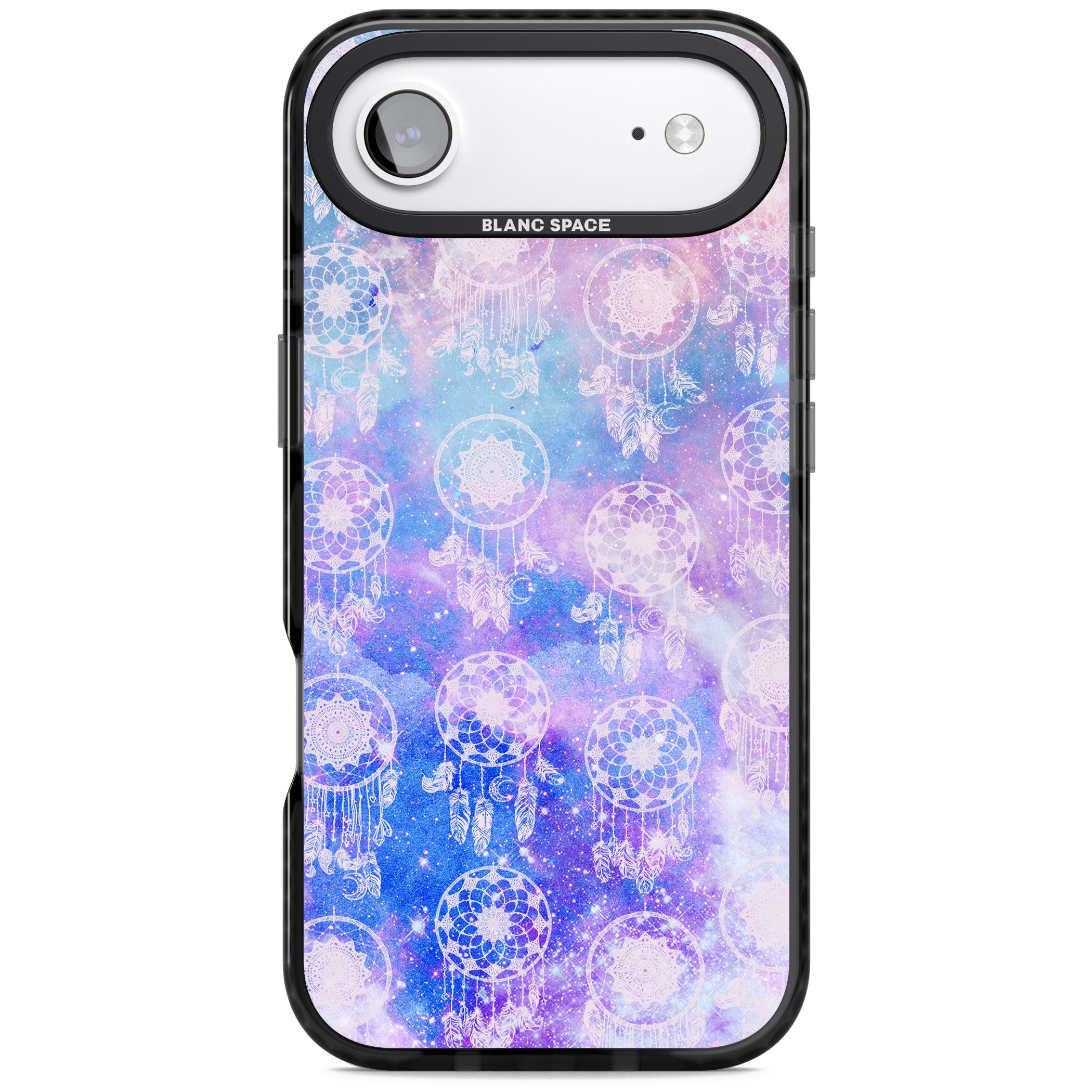 Dreamcatcher Galaxy Tie Dye iPhone 17 Air Impact Pro Black Phone Case