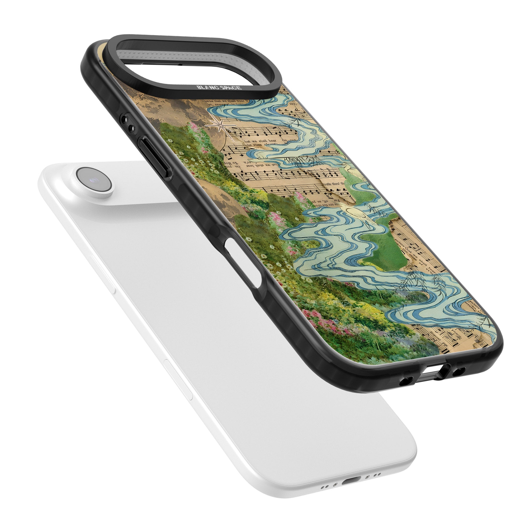 Musical River iPhone 17 Air Impact Pro Black Phone Case Colours