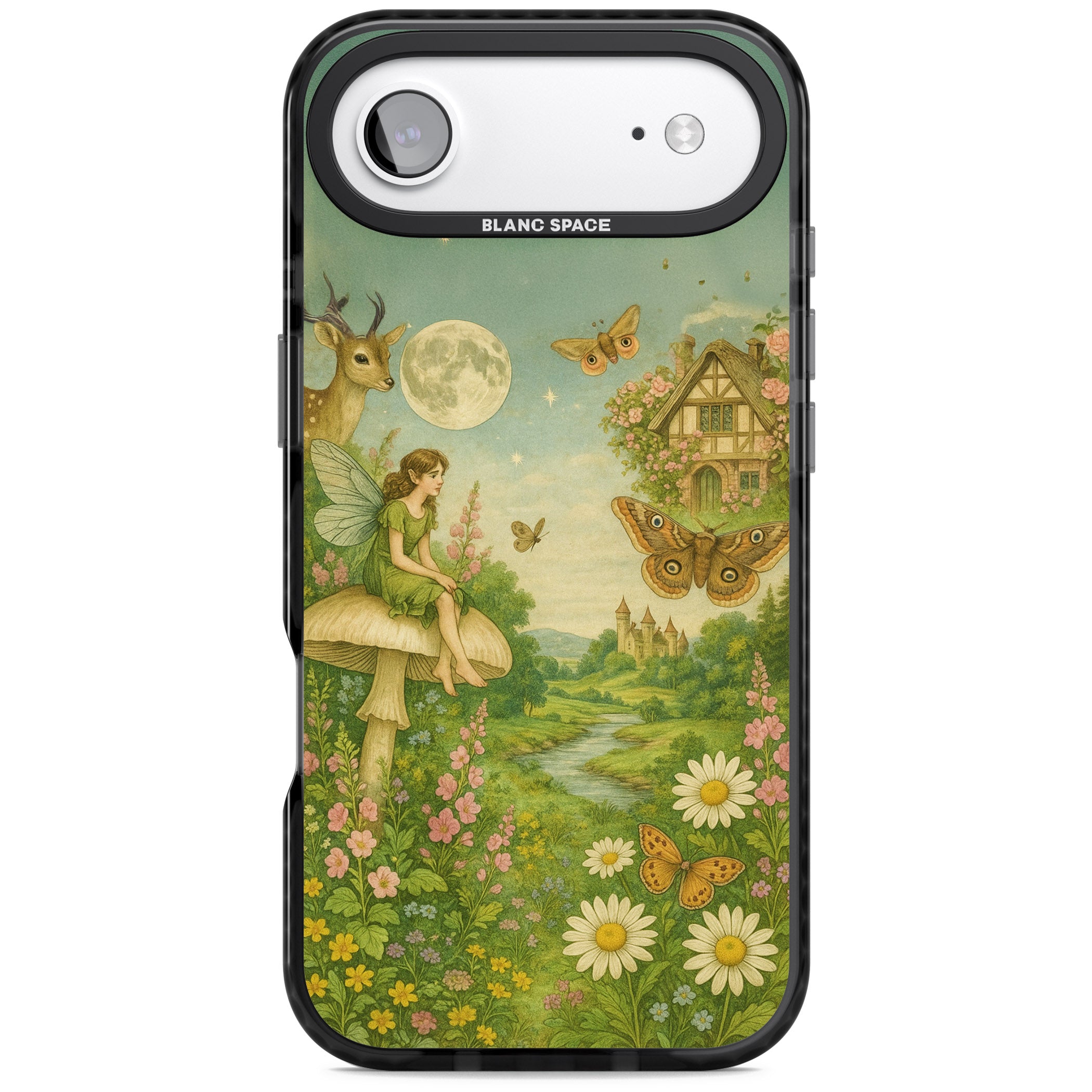 Cottage Fairy iPhone 17 Air Impact Pro Black Phone Case