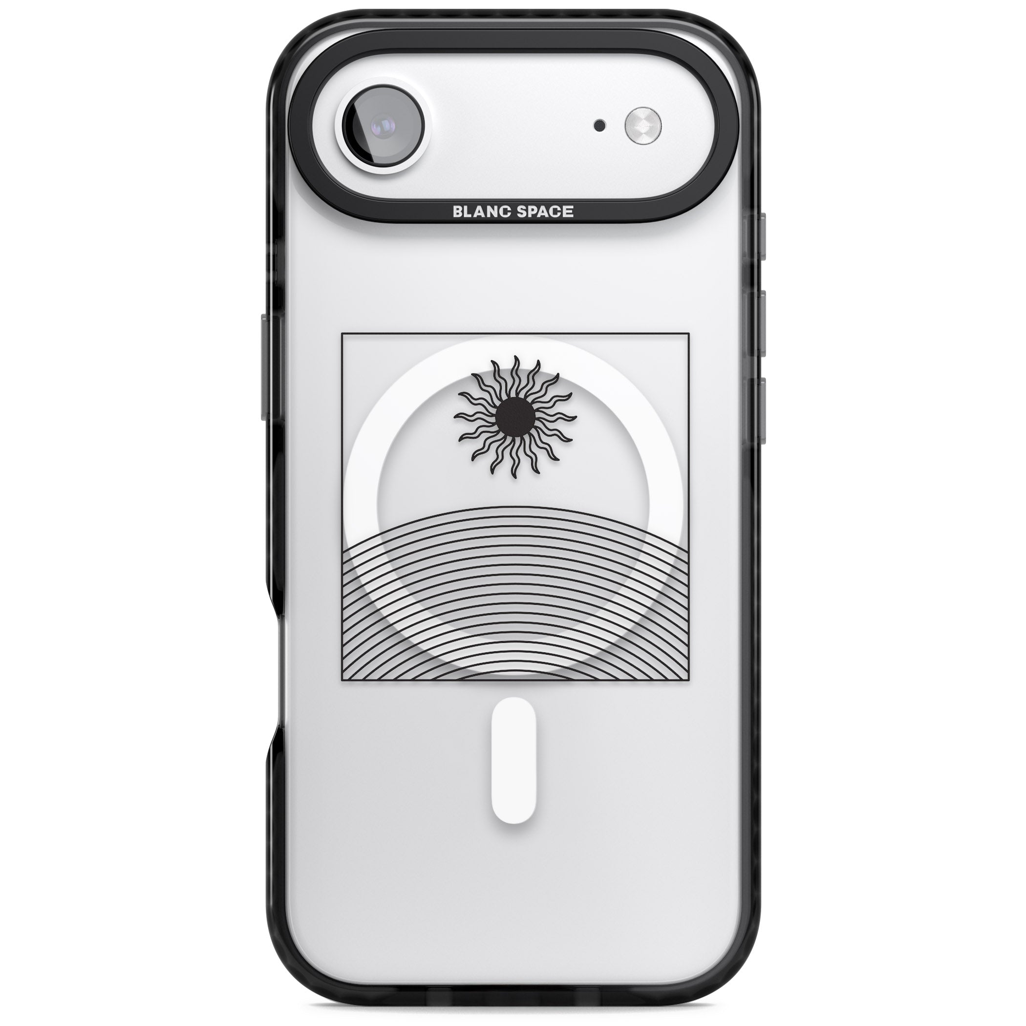 Cosmic Radiance iPhone 17 Air Impact Pro Black Phone Case