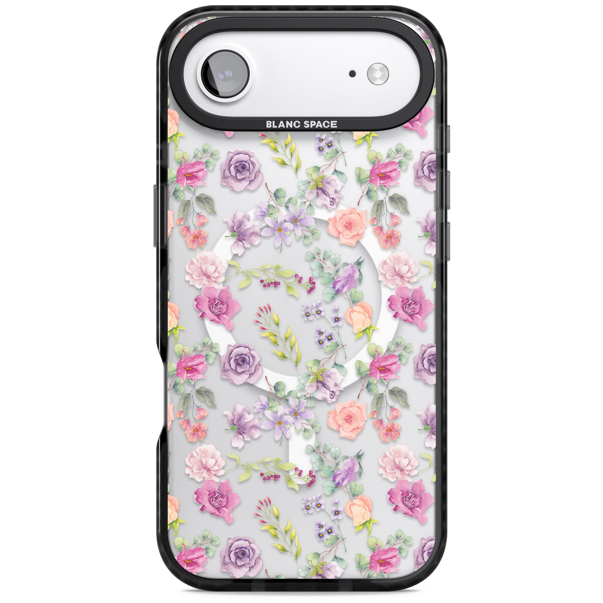 Sunday Flowers iPhone 17 Air Impact Pro Black Phone Case