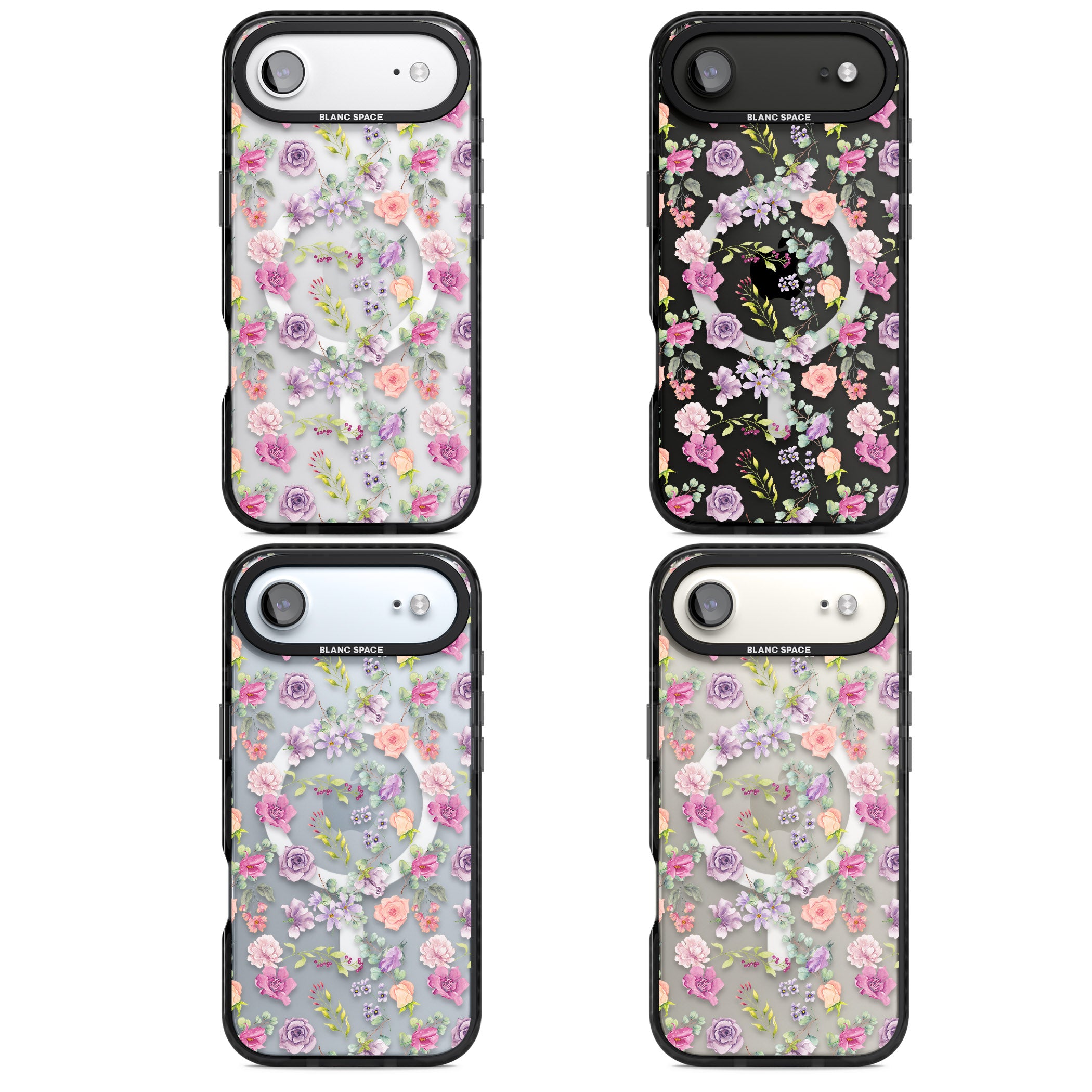 Sunday Flowers iPhone 17 Air Impact Pro Black Phone Case APT Impact Protection