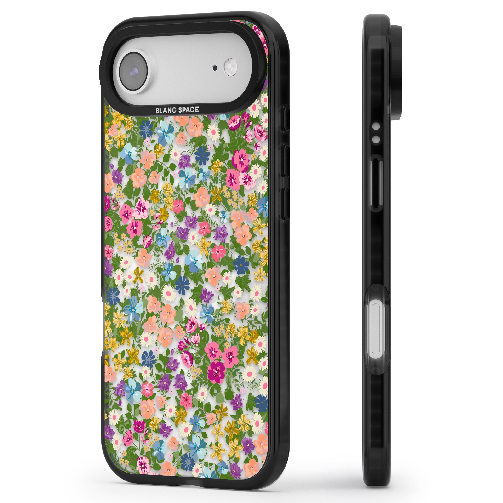 Tuscan Meadow iPhone 17 Air Impact Pro Black Phone Case Side Profile
