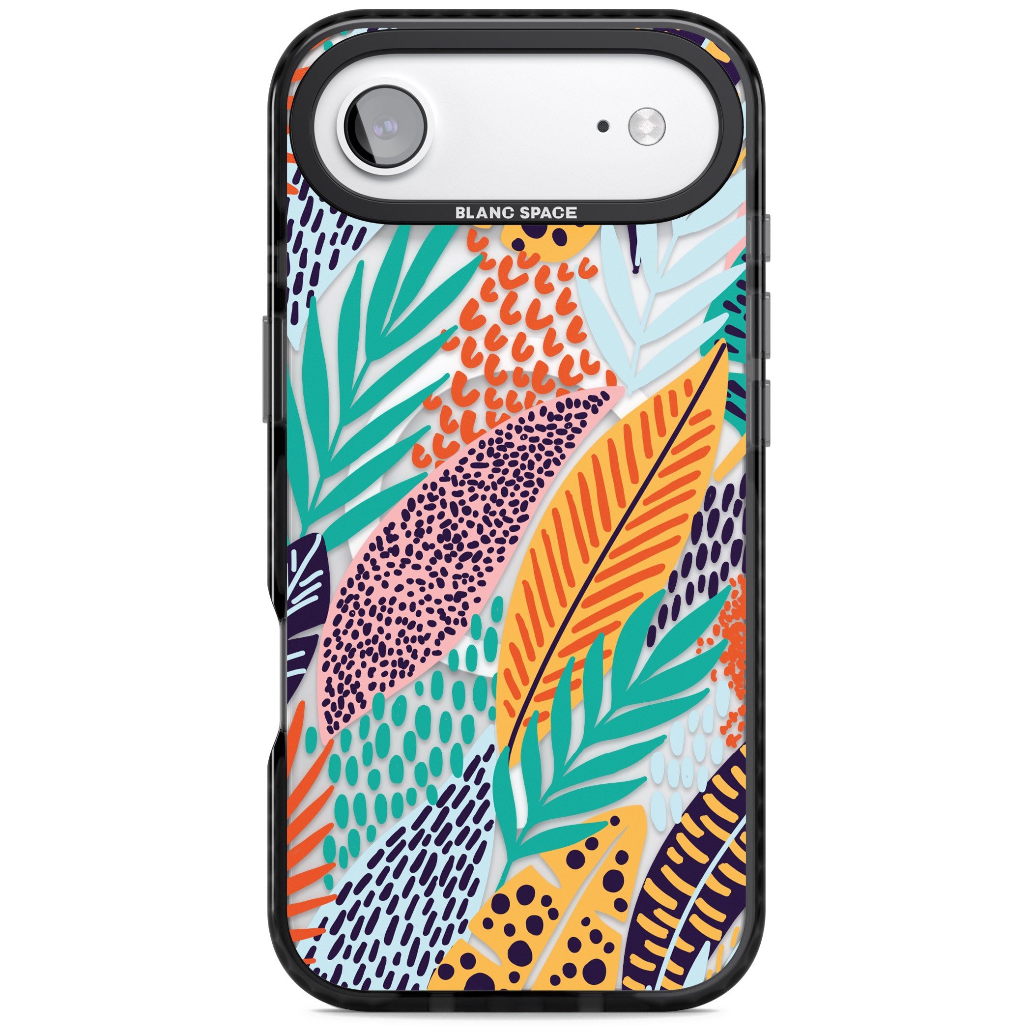 Colourful Leaves Mixture iPhone 17 Air Impact Pro Black Phone Case