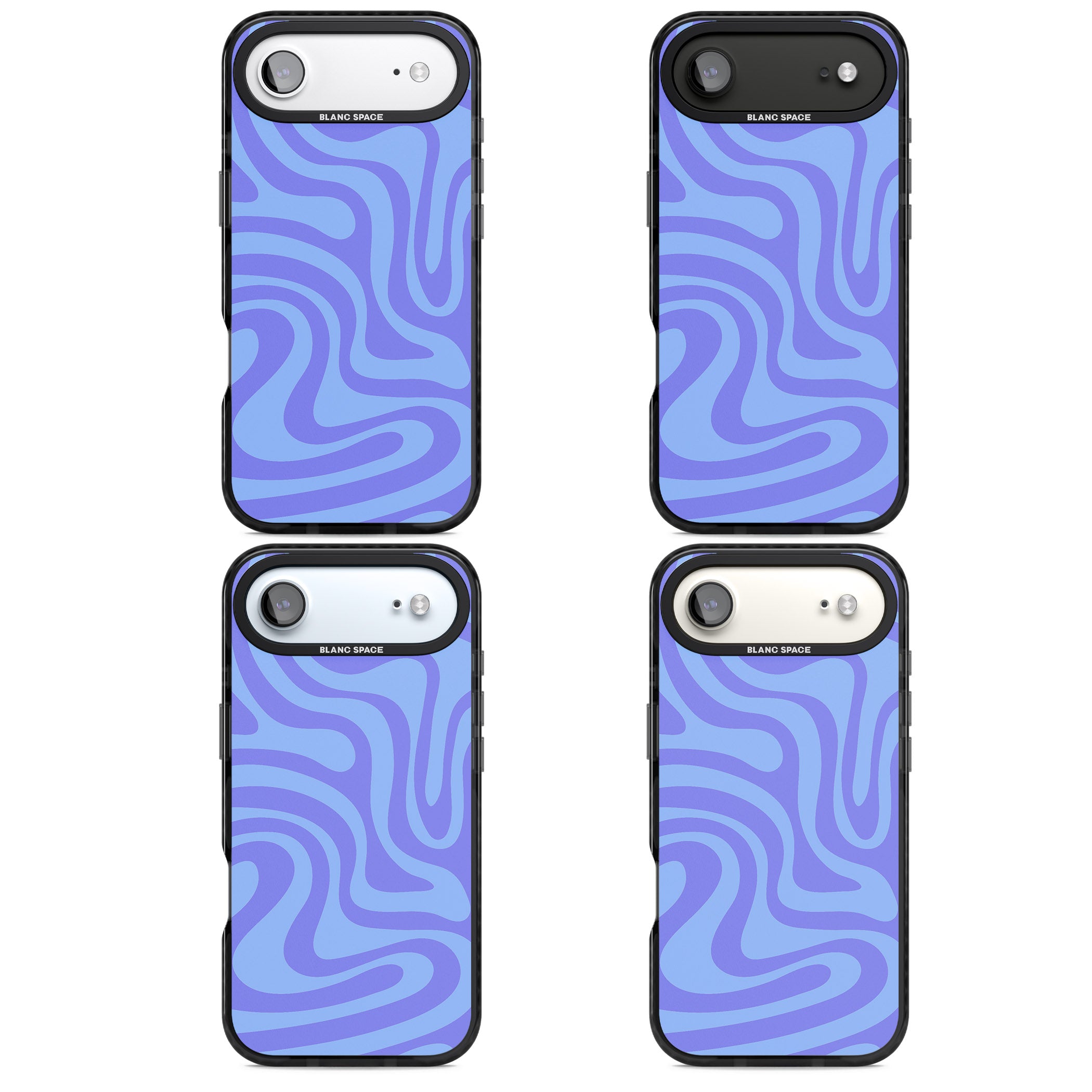 Tranquil Waves iPhone 17 Air Impact Pro Black Phone Case APT Impact Protection