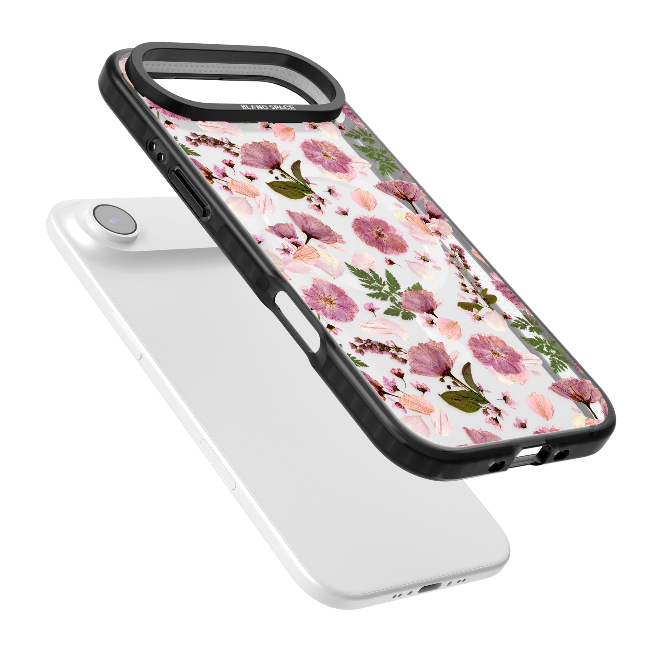 Floral Fantasy Menagerie iPhone 17 Air Impact Pro Black Phone Case Colours