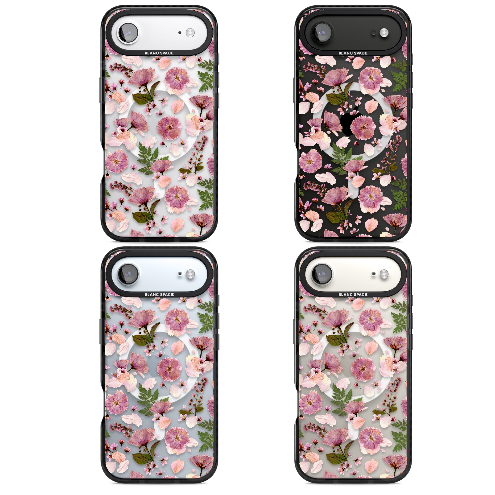 Floral Fantasy Menagerie iPhone 17 Air Impact Pro Black Phone Case APT Impact Protection