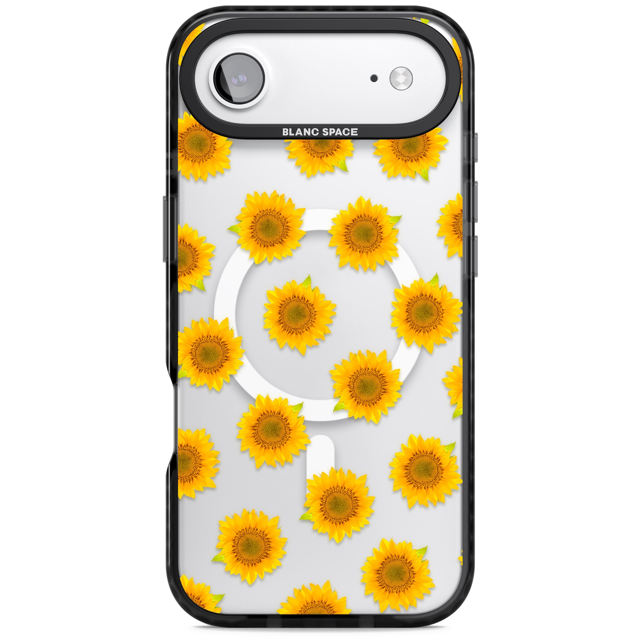 Sunflower Flourish iPhone 17 Air Impact Pro Black Phone Case