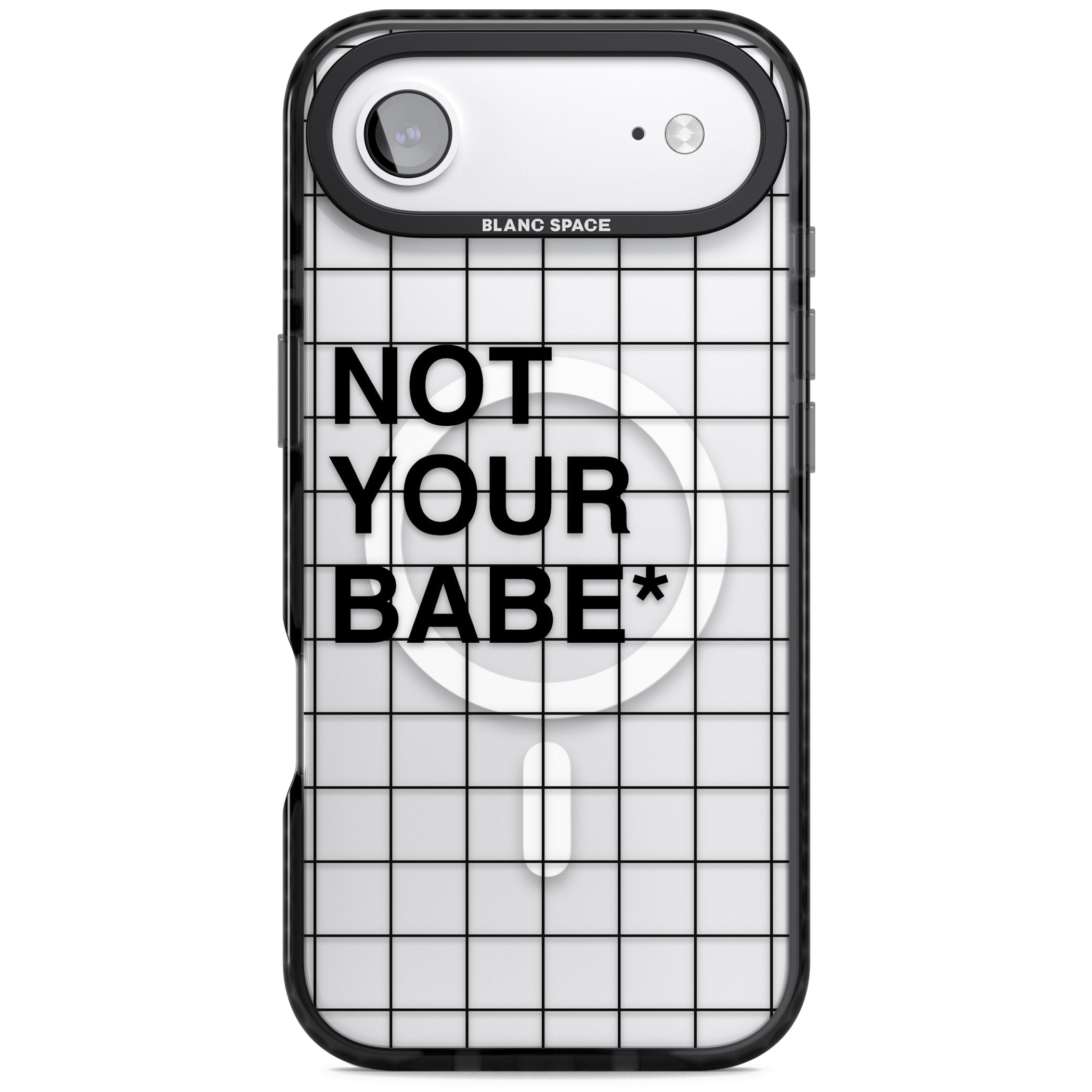 Not Your Babe iPhone 17 Air Impact Pro Black Phone Case
