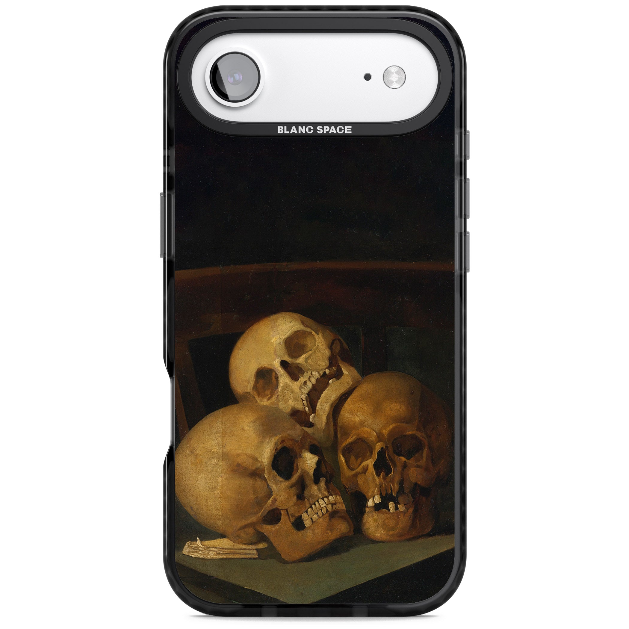 Still Life Of Three Skulls iPhone 17 Air Impact Pro Black Phone Case