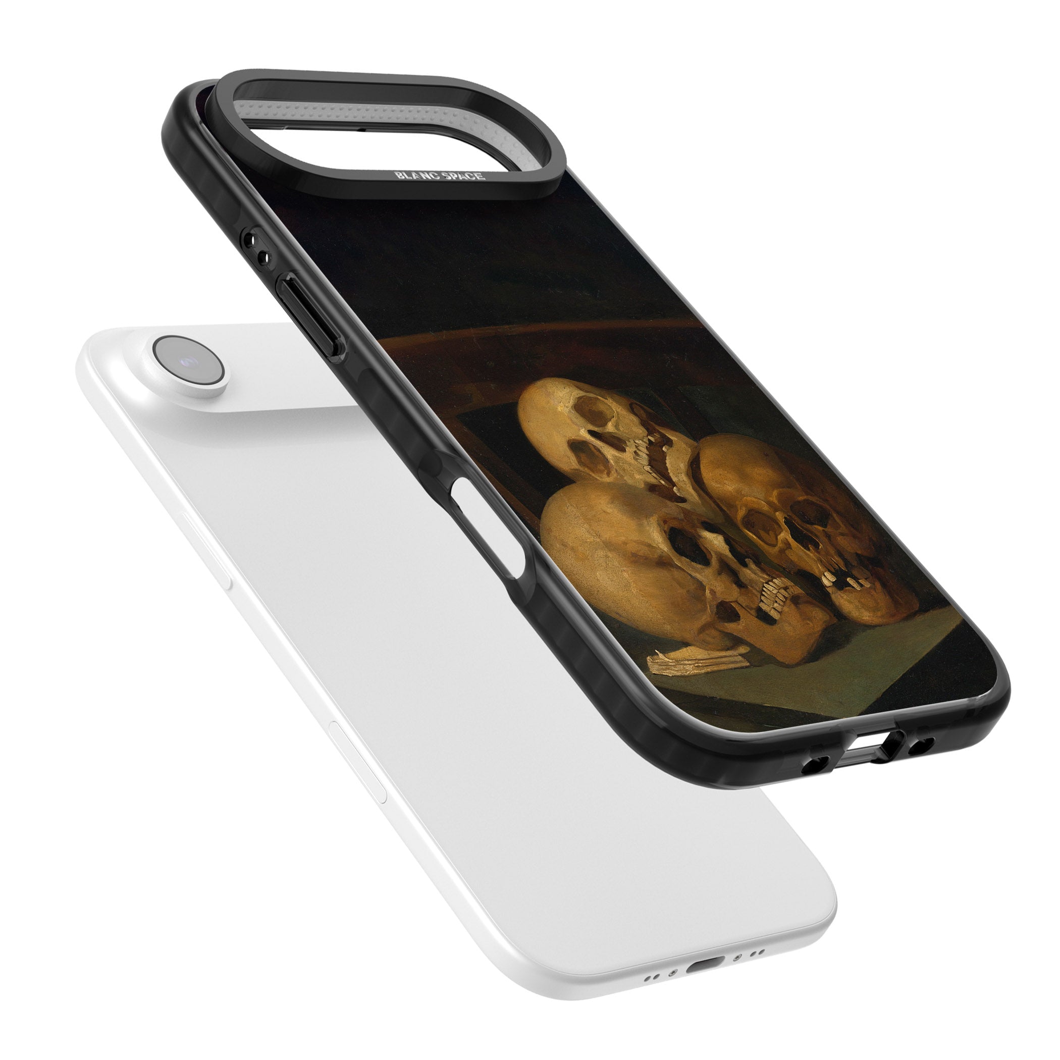 Still Life Of Three Skulls iPhone 17 Air Impact Pro Black Phone Case Colours