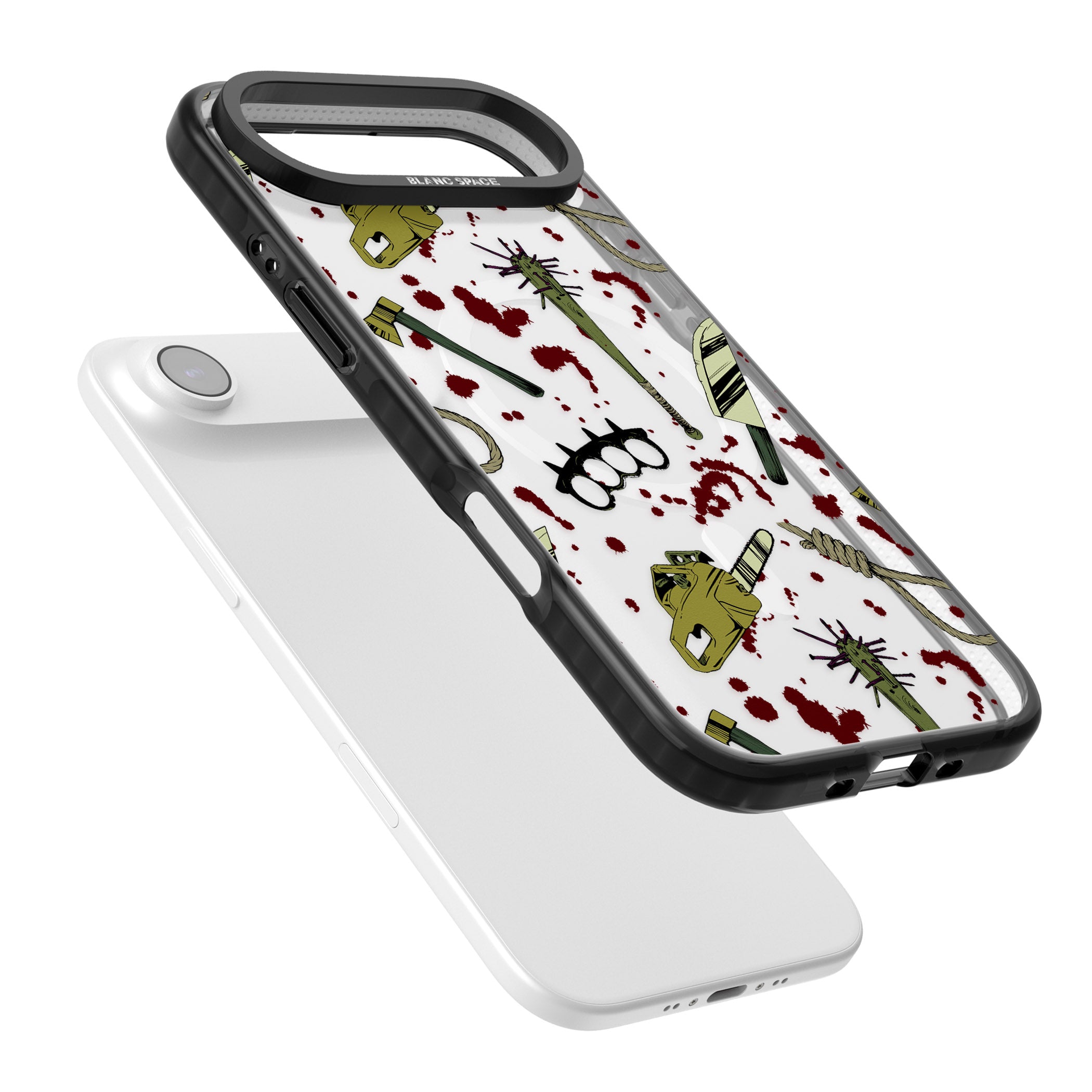 Movie Massacre iPhone 17 Air Impact Pro Black Phone Case Colours