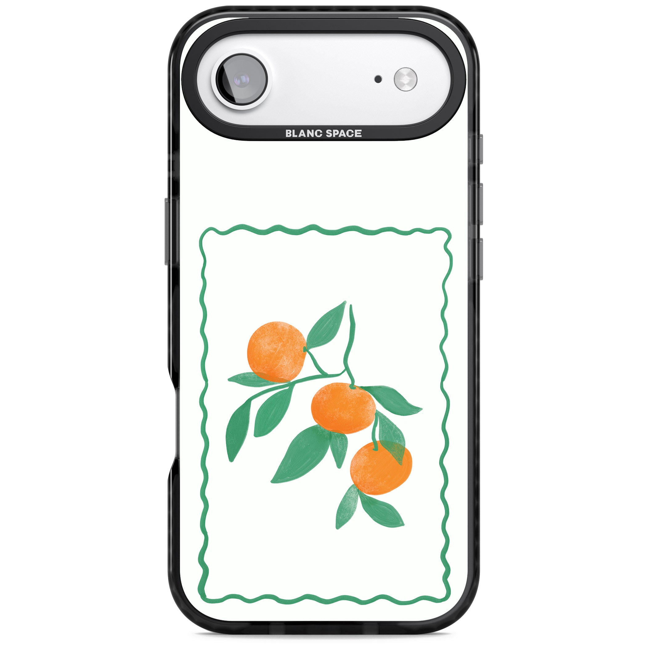 Italian Oranges iPhone 17 Air Impact Pro Black Phone Case