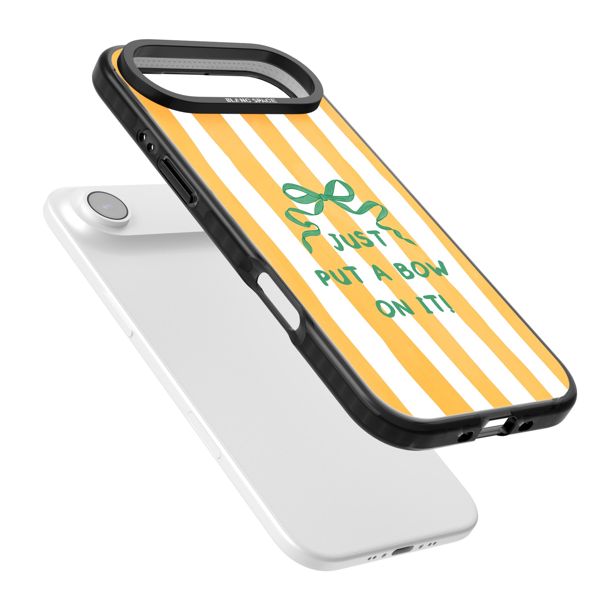 Just Put a Bow On It iPhone 17 Air Impact Pro Black Phone Case Colours