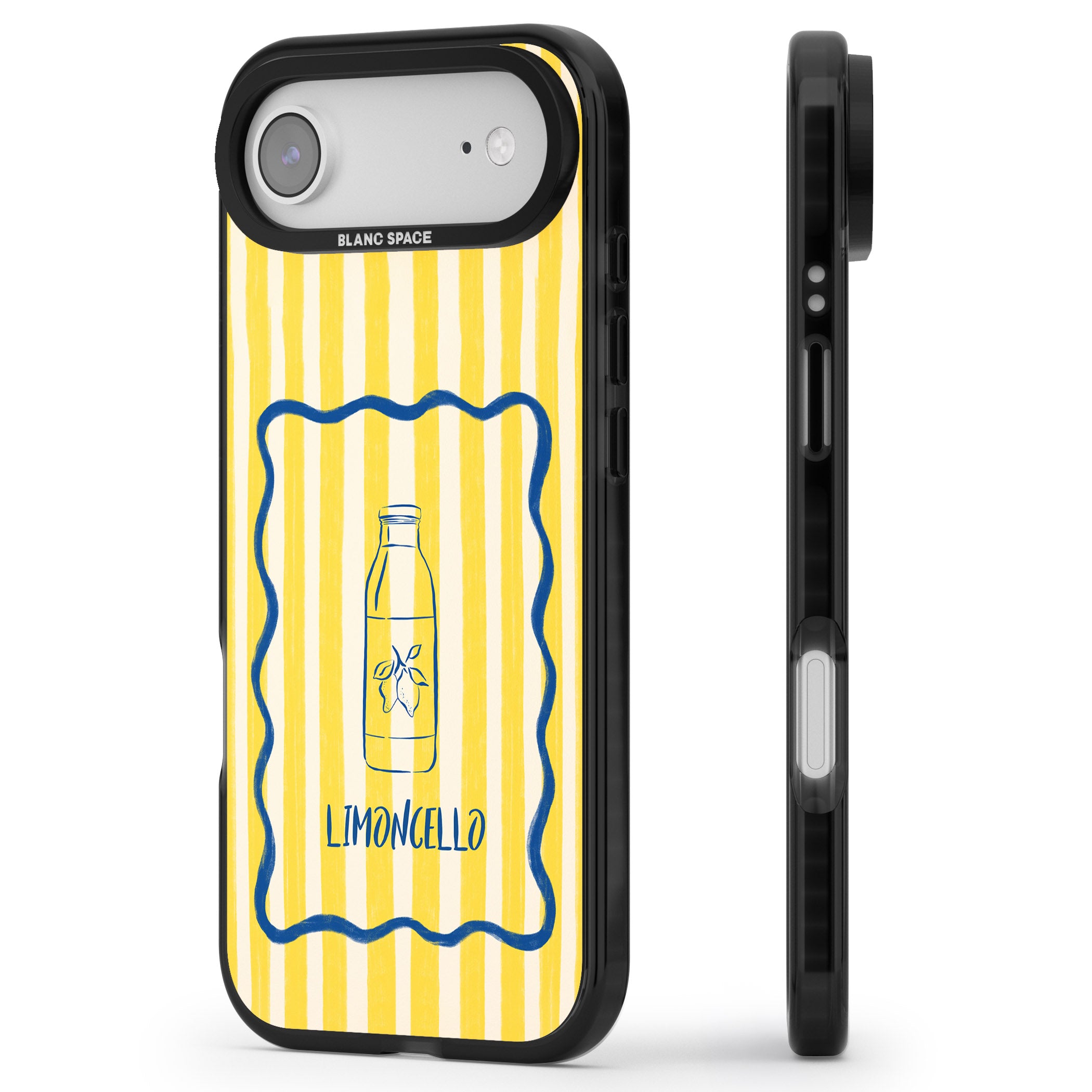 Limoncello iPhone 17 Air Impact Pro Black Phone Case Side Profile