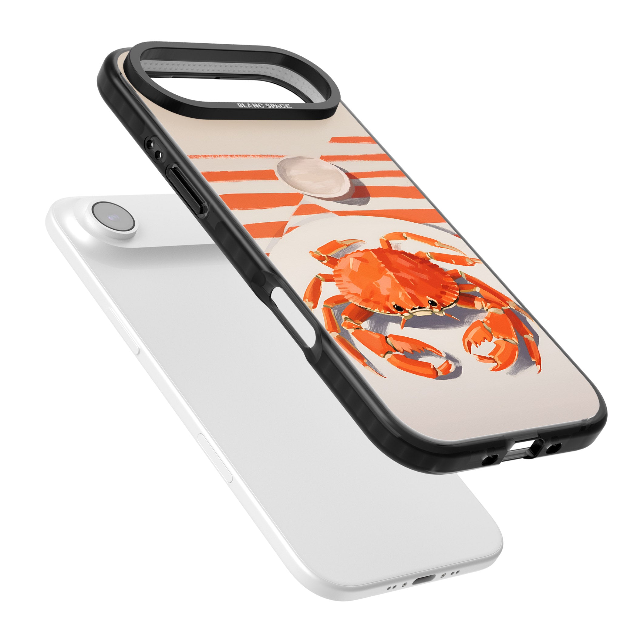 Beach Crab iPhone 17 Air Impact Pro Black Phone Case Colours