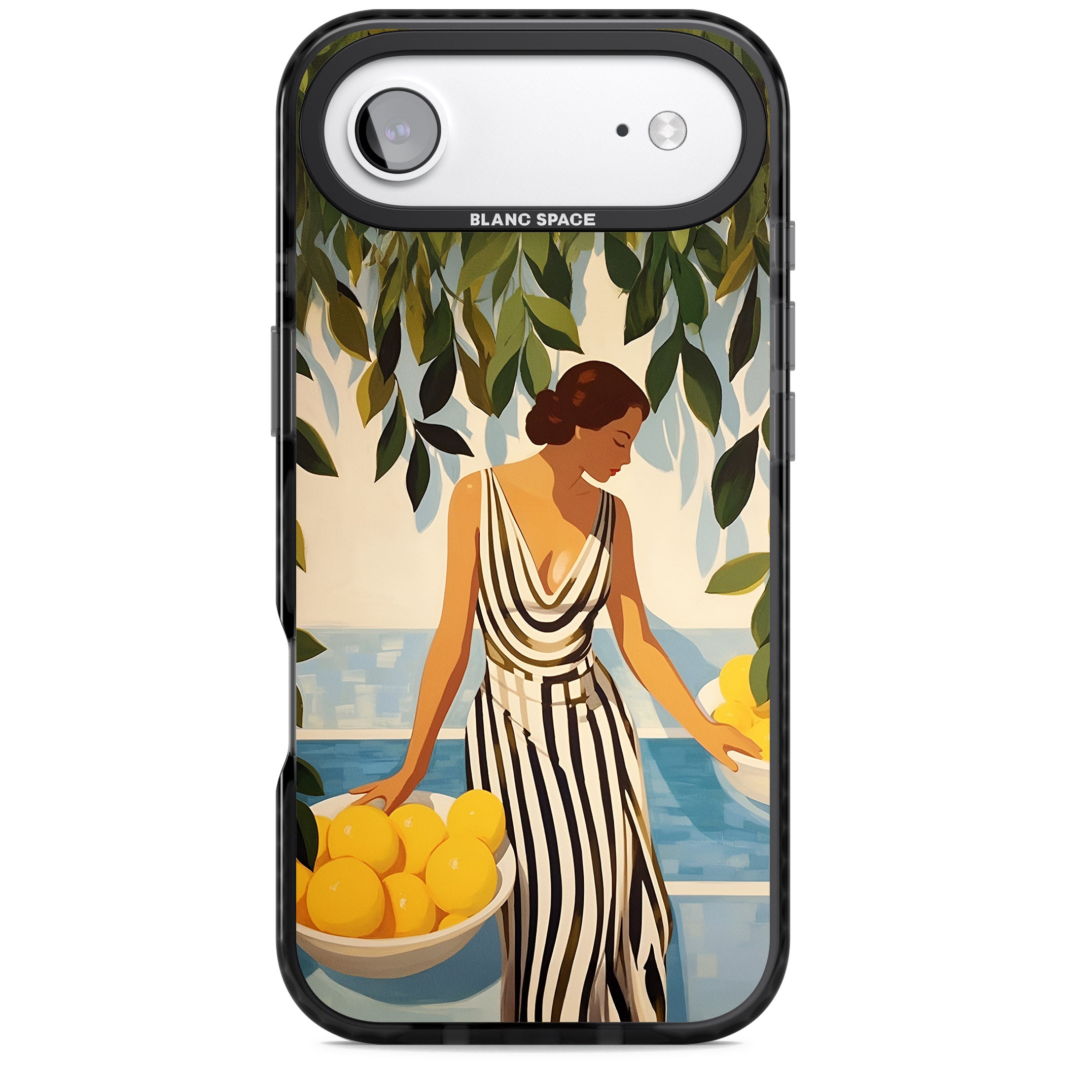Lemon Picking iPhone 17 Air Impact Pro Black Phone Case