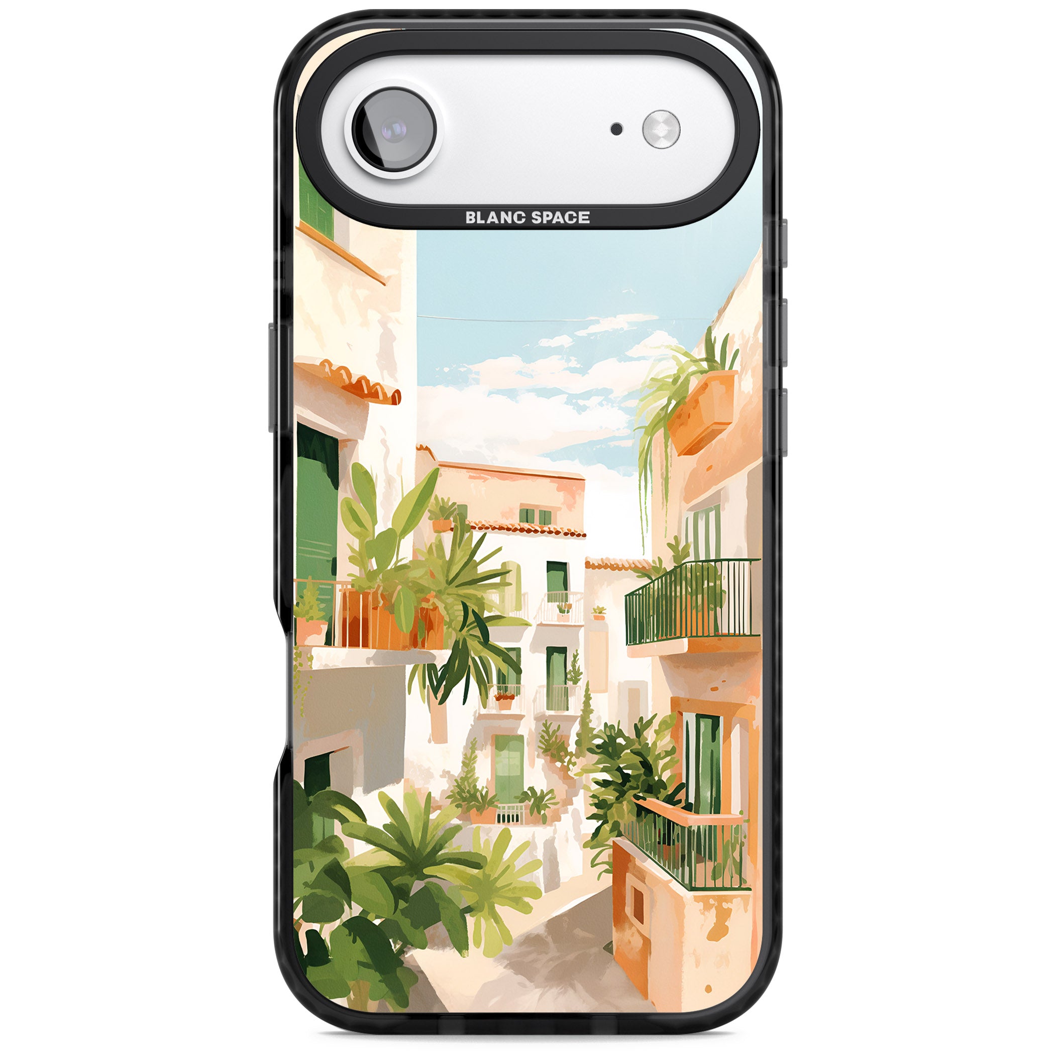 Tuscan Balconies iPhone 17 Air Impact Pro Black Phone Case