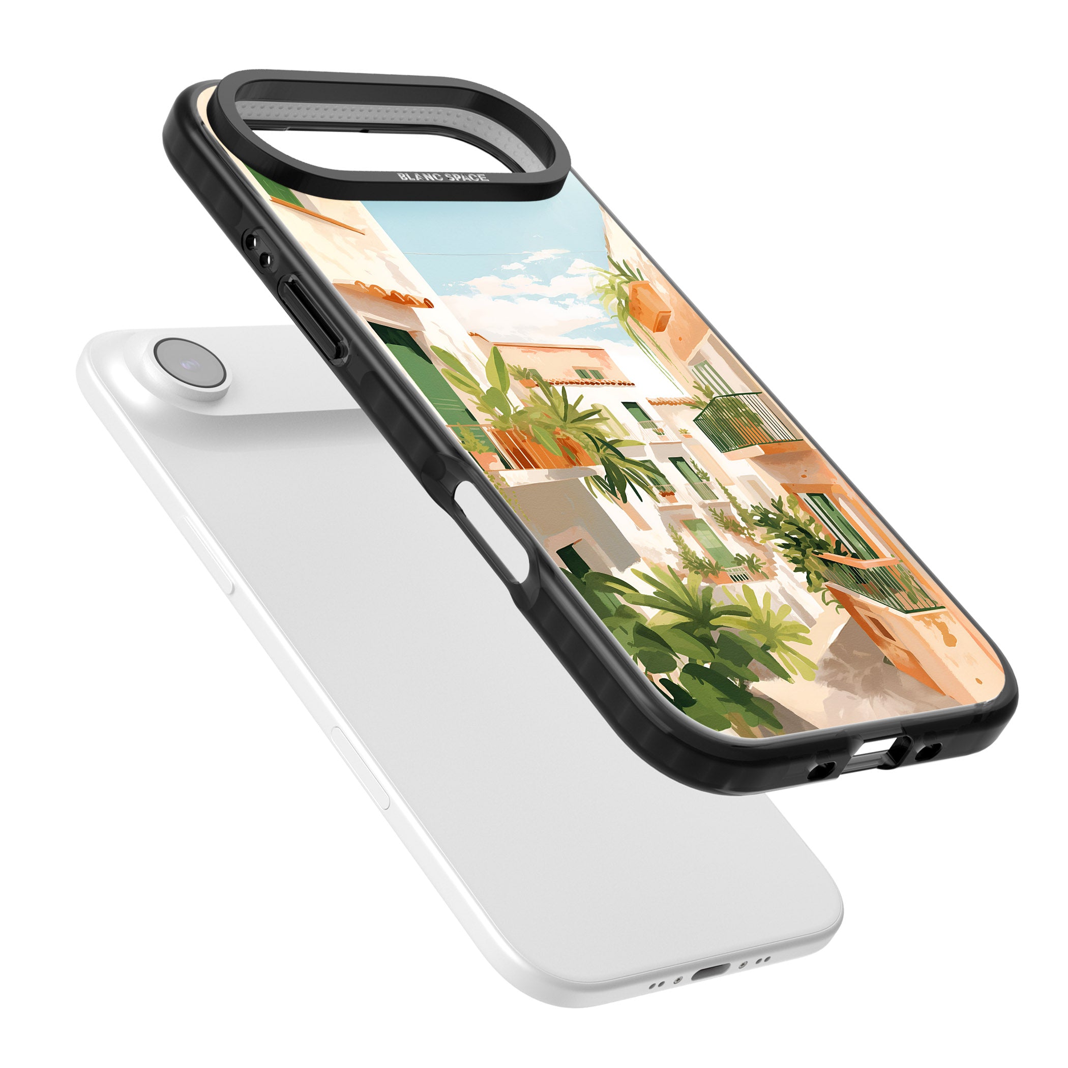 Tuscan Balconies iPhone 17 Air Impact Pro Black Phone Case Colours