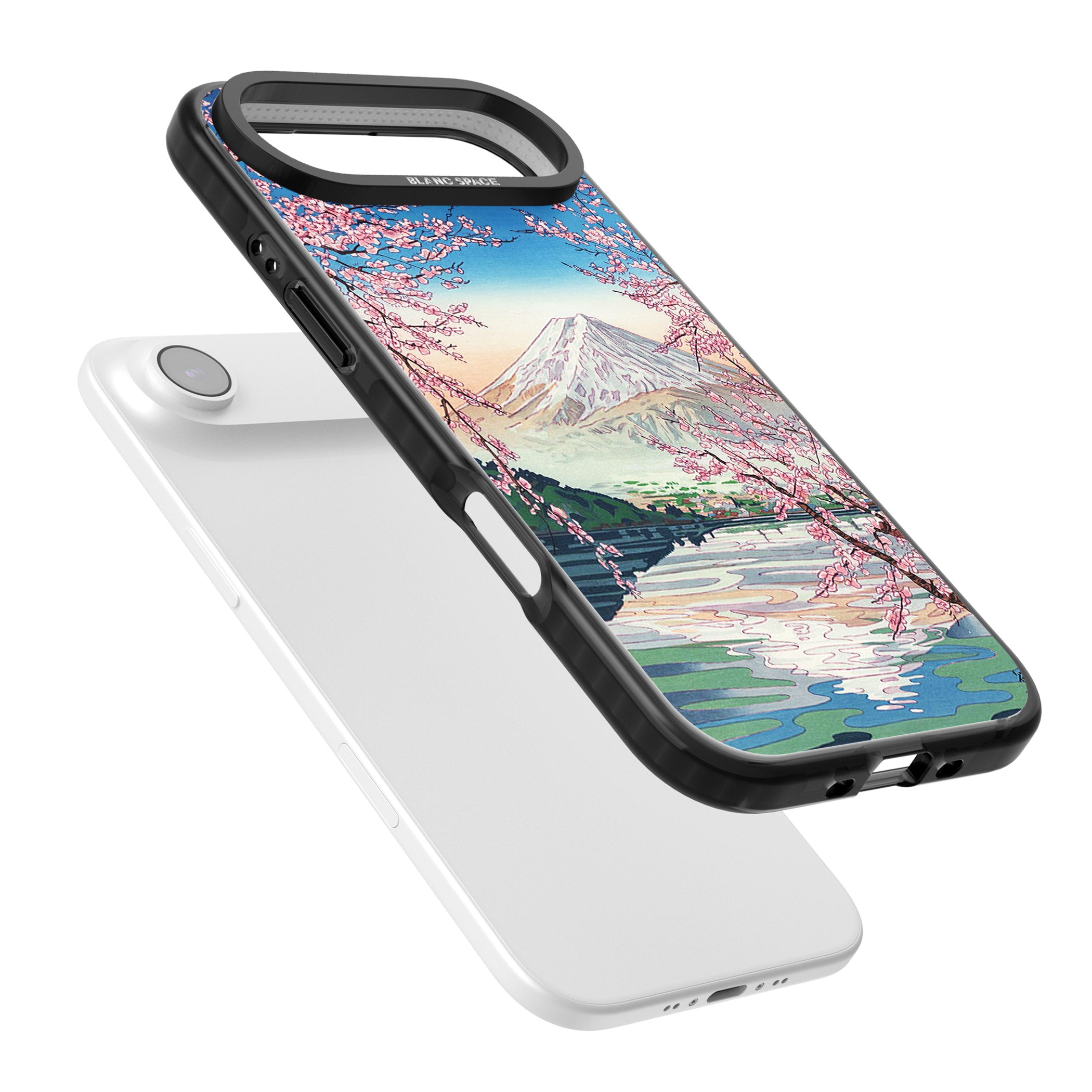 Mt Fuji From Lake Kawaguchi iPhone 17 Air Impact Pro Black Phone Case Colours