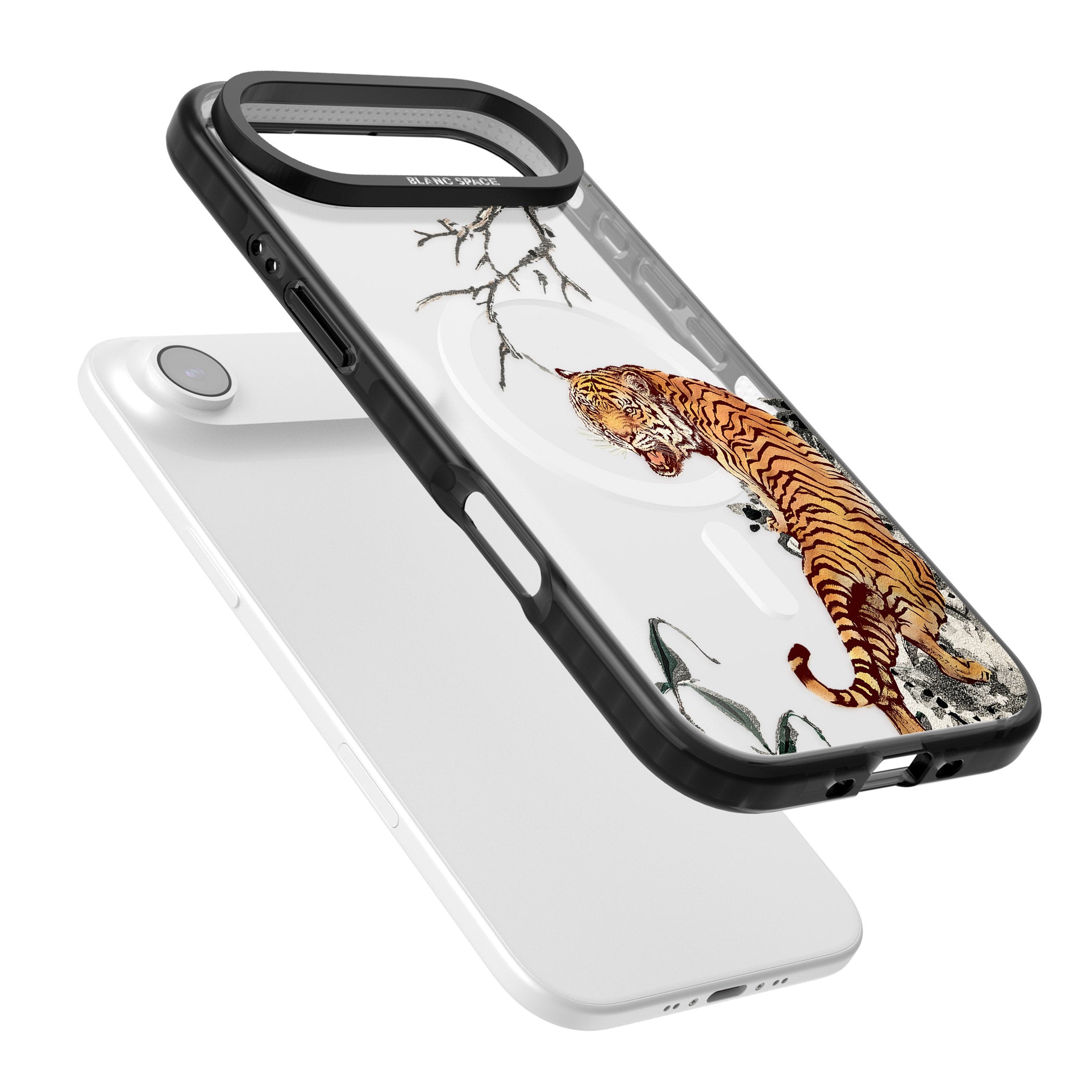Roaring Tiger iPhone 17 Air Impact Pro Black Phone Case Colours