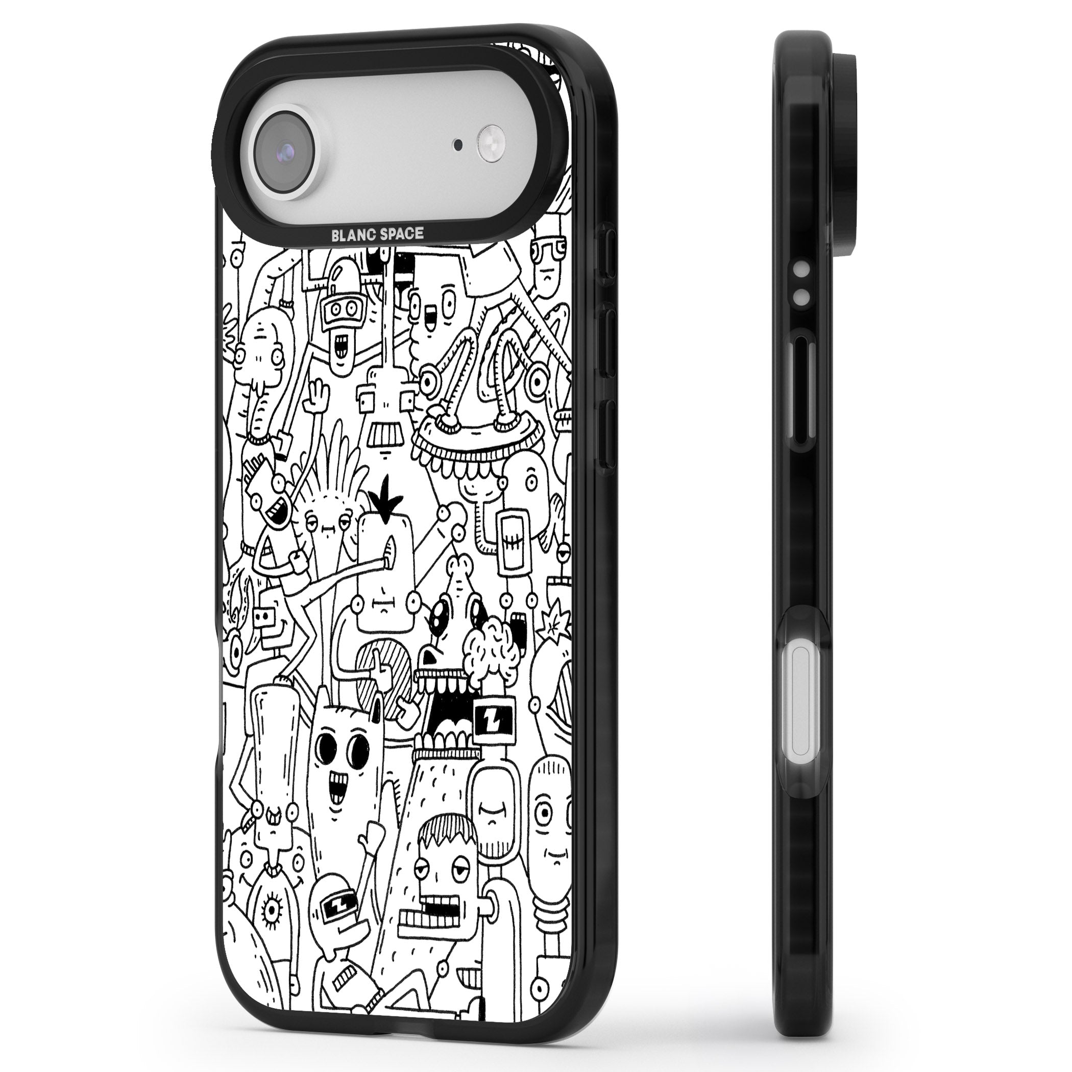 Stack Original iPhone 17 Air Impact Pro Black Phone Case Side Profile