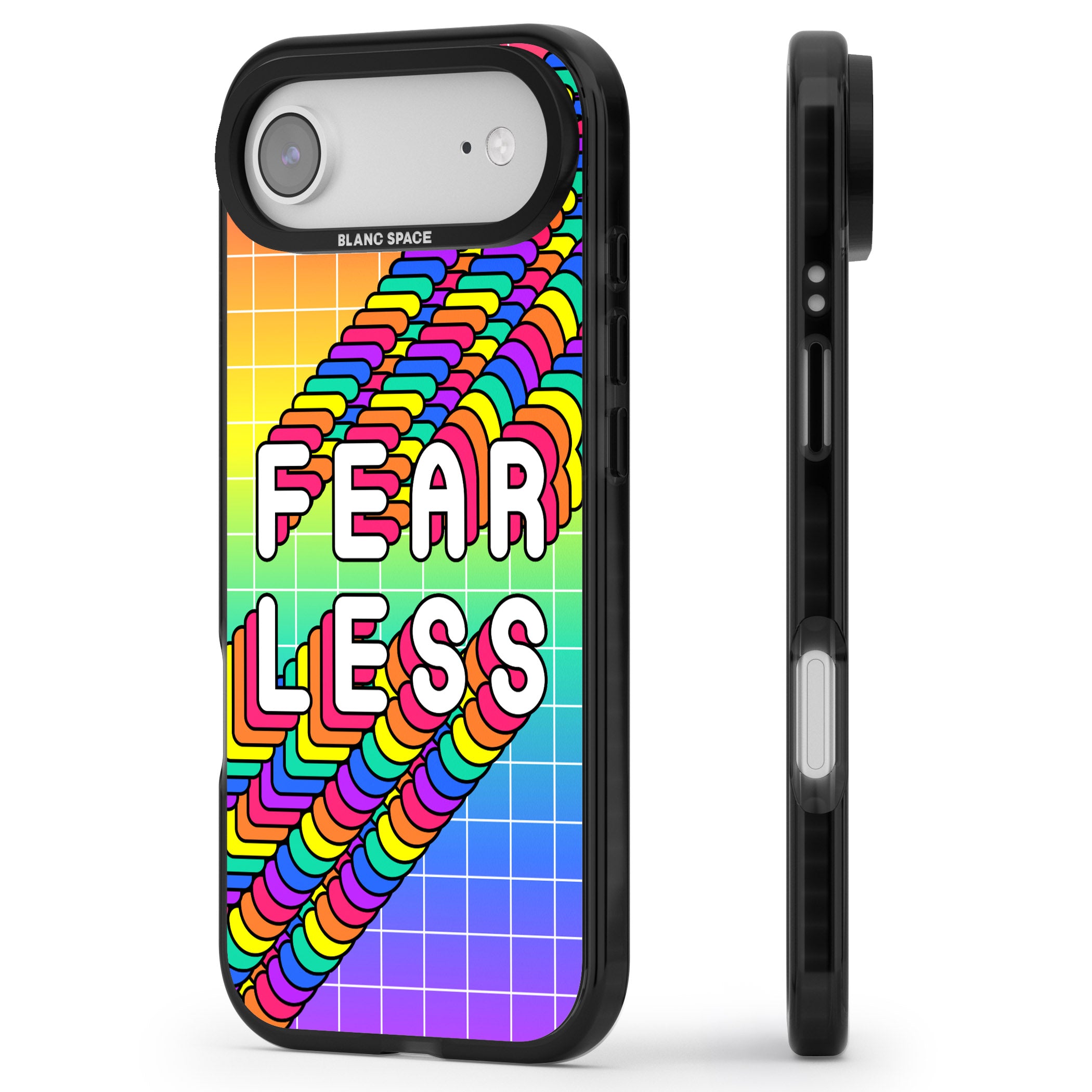 Fearless iPhone 17 Air Impact Pro Black Phone Case Side Profile