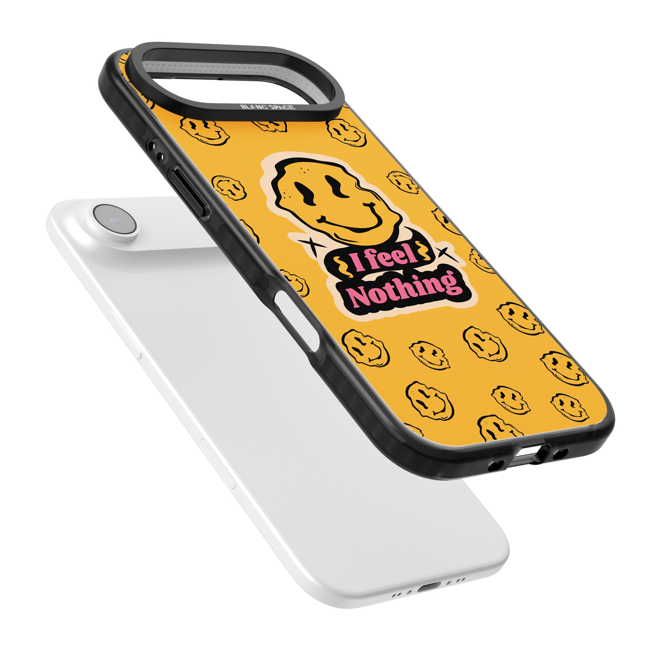 I Feel Nothing iPhone 17 Air Impact Pro Black Phone Case Colours