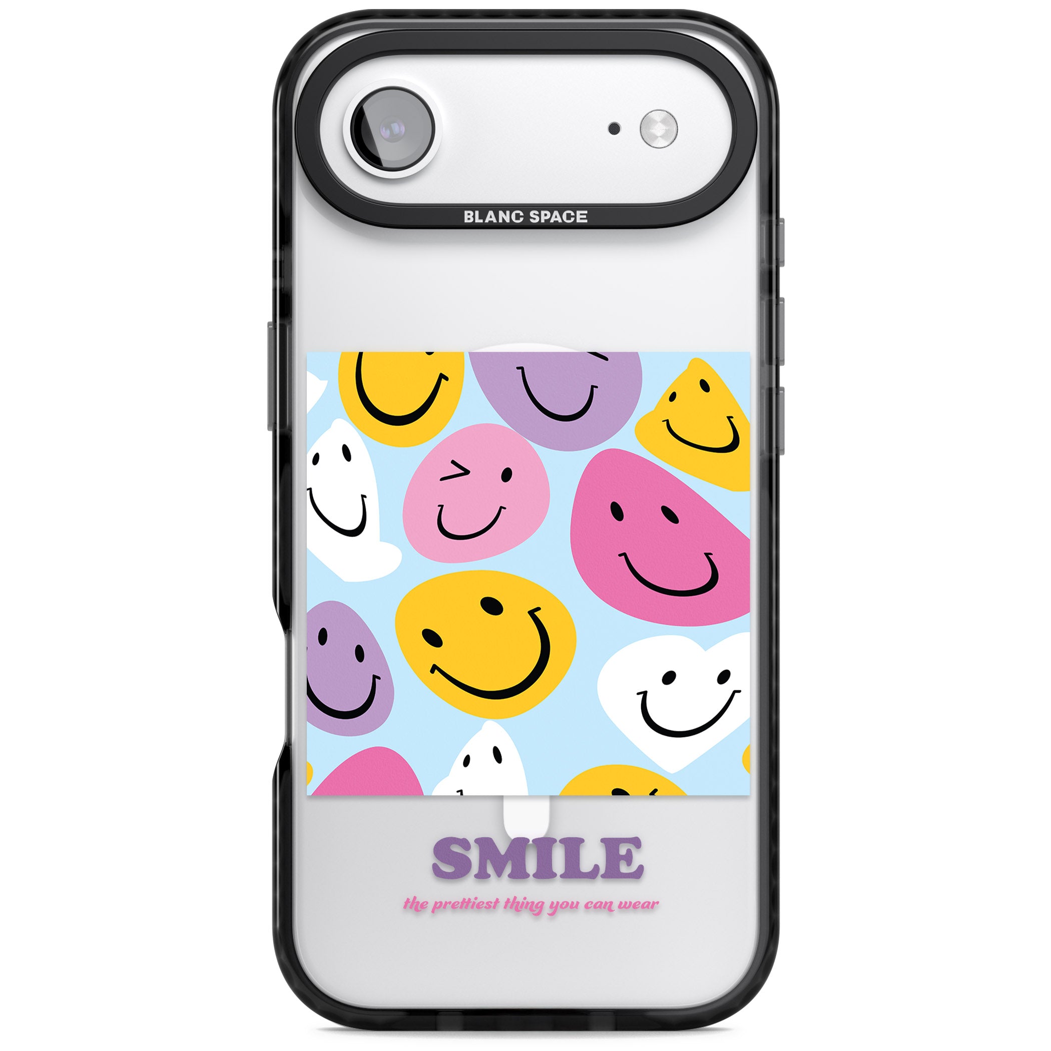 A Smile iPhone 17 Air Impact Pro Black Phone Case