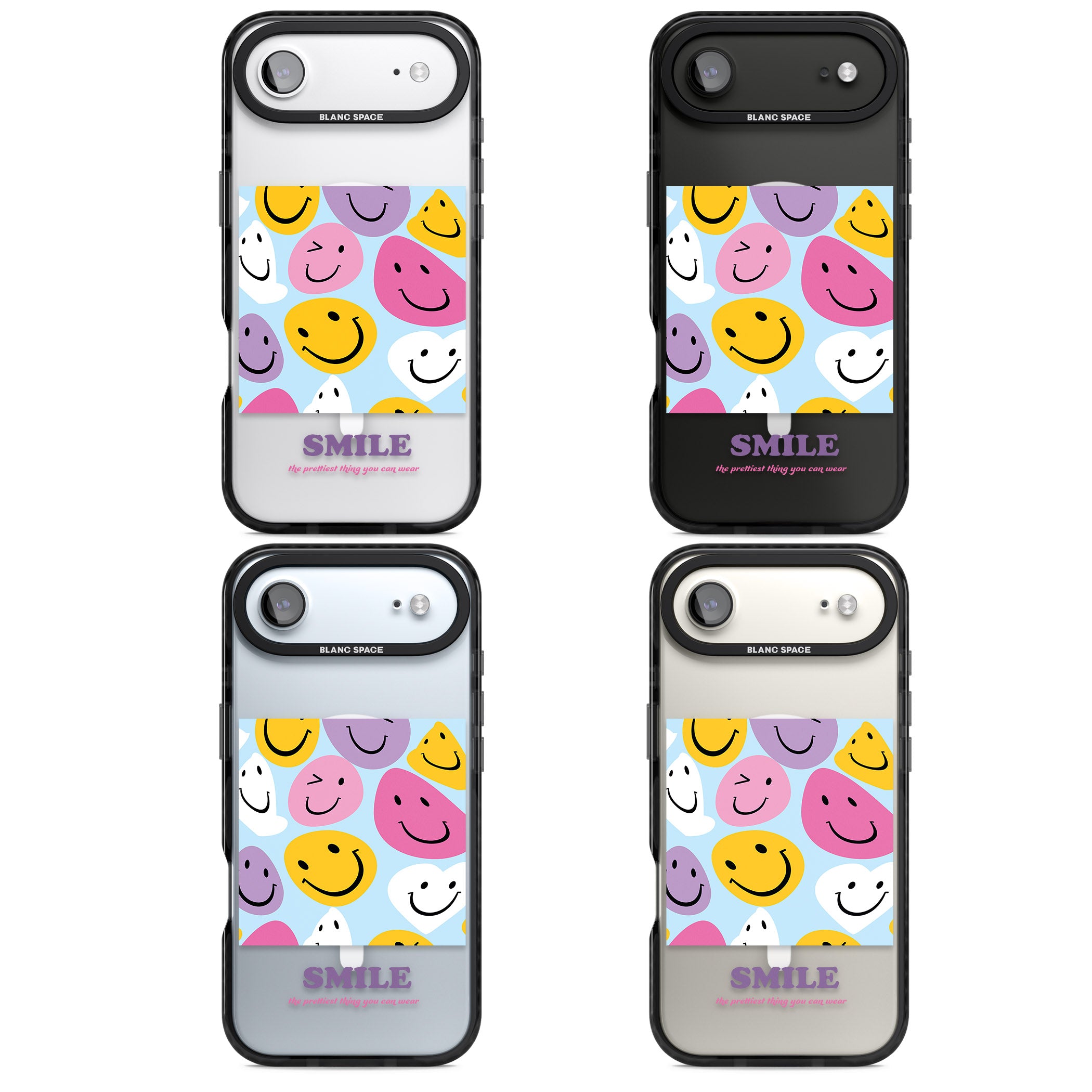 A Smile iPhone 17 Air Impact Pro Black Phone Case APT Impact Protection