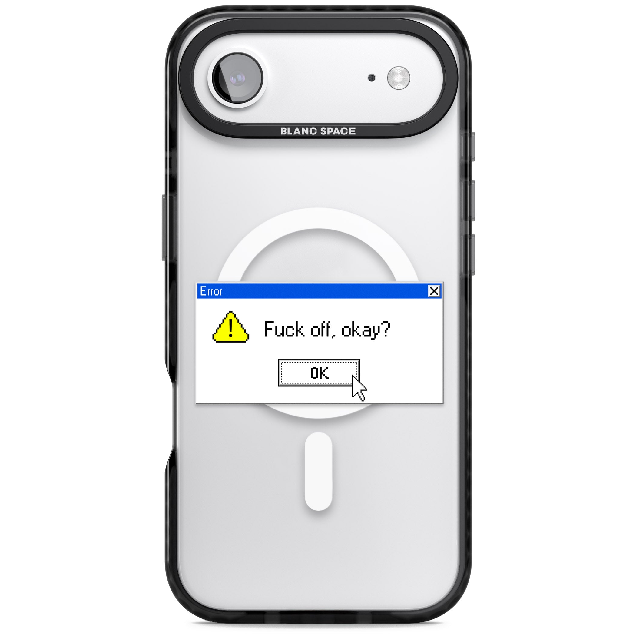 F Ck Off Okay Exe iPhone 17 Air Impact Pro Black Phone Case