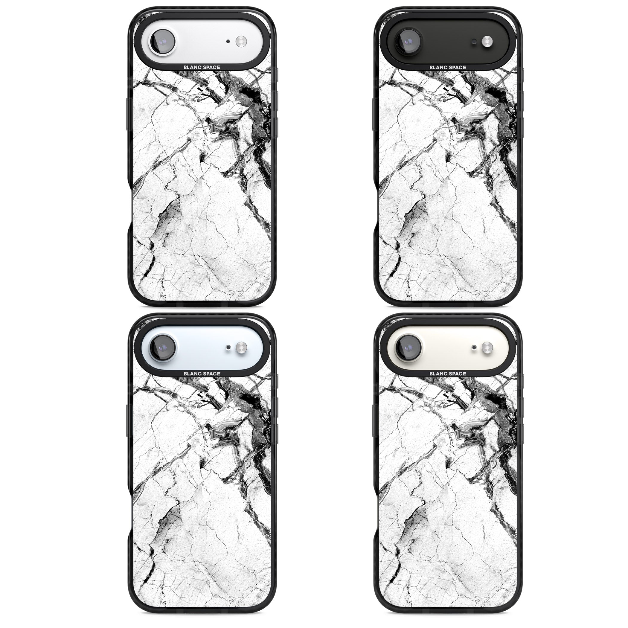 Storm Marble iPhone 17 Air Impact Pro Black Phone Case APT Impact Protection