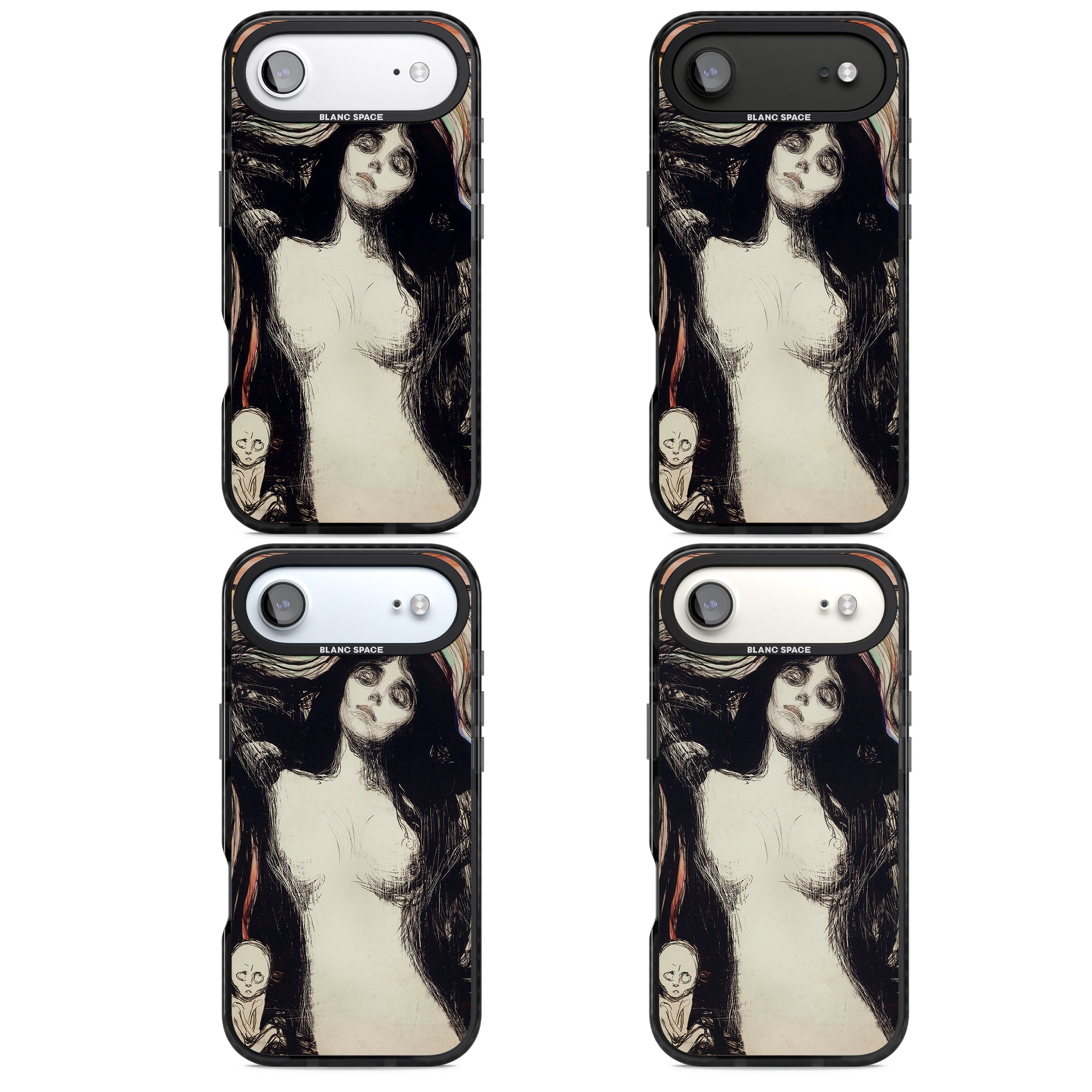 Madonna iPhone 17 Air Impact Pro Black Phone Case APT Impact Protection